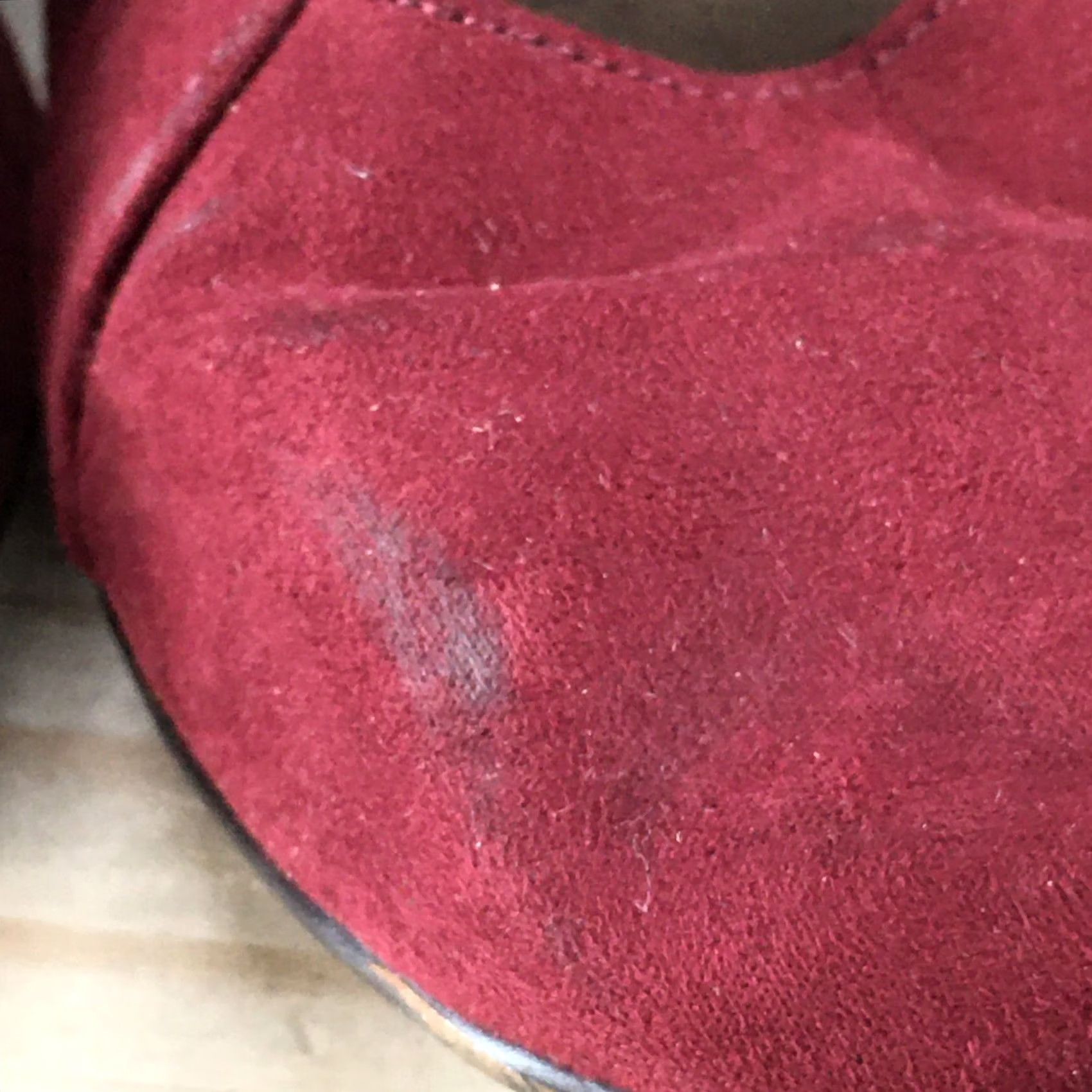 Vintage Aerosoles Heel Rest Boots Womens 11 M Ankle Booties Red Fabric Block Heel Leather? No Fabric Size US 11 / IT 41 - 5 Thumbnail
