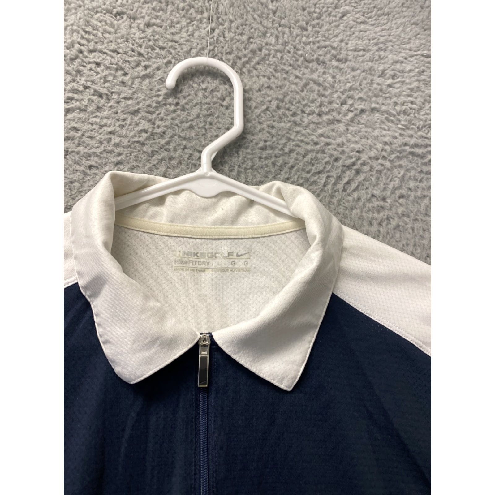 Nike NIKE Dri-Fit Polo Shirt Men’s L Blue Navy Golf Casual Rugby Nike Dri-FIT Mens/97-47 Size US L / EU 52-54 / 3 - 4 Thumbnail