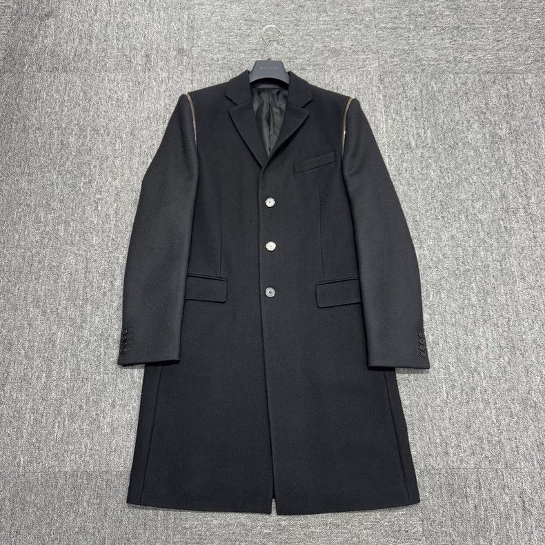 Givenchy Givenchy Sise52 Shoulder zipper wool coat Size US M / EU 48-50 / 2 - 1 Thumbnail
