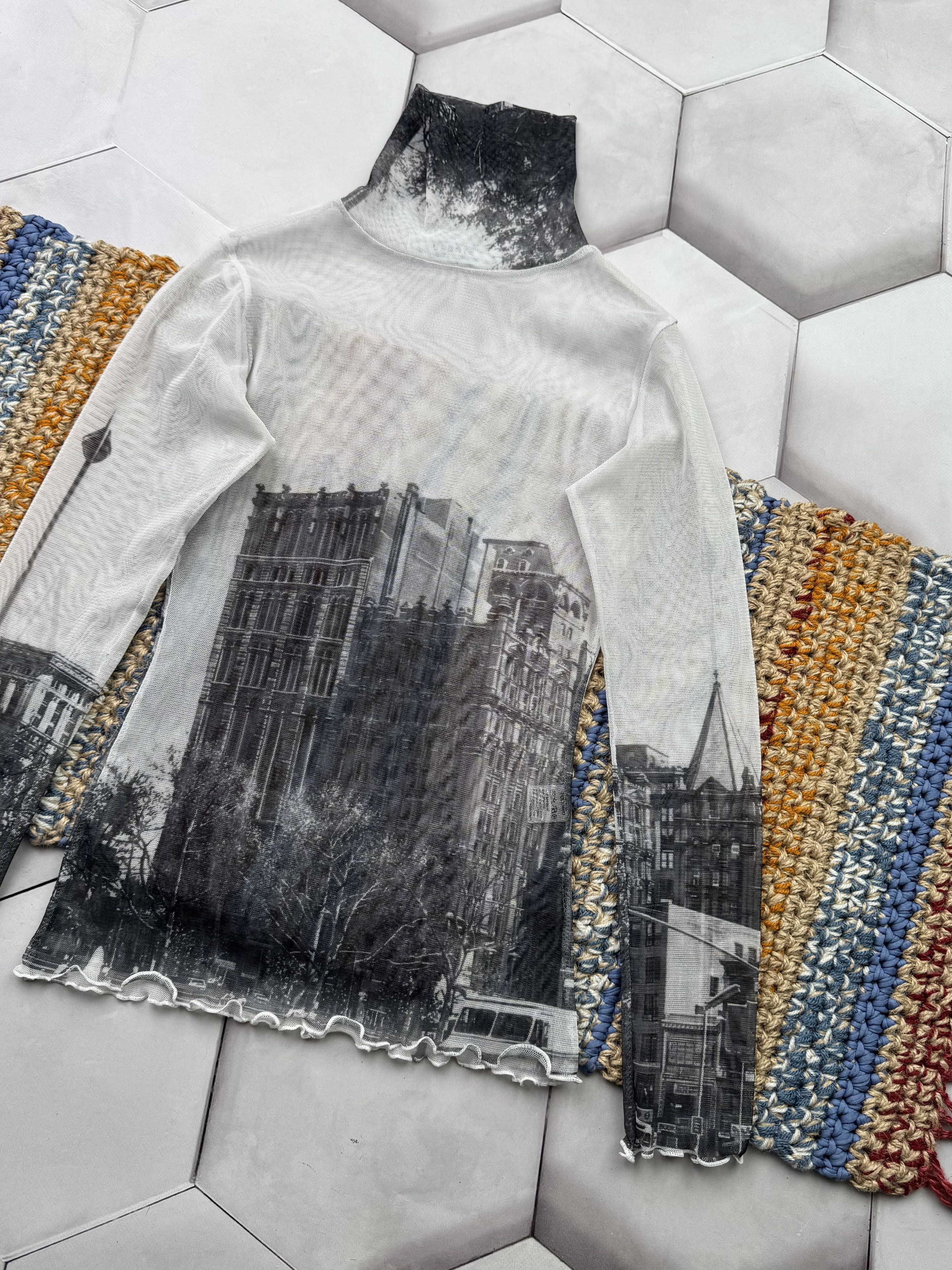 Japanese Brand Vintage Mesh Long Sleeve Size XS / US 0-2 / IT 36-38 - 3 Thumbnail
