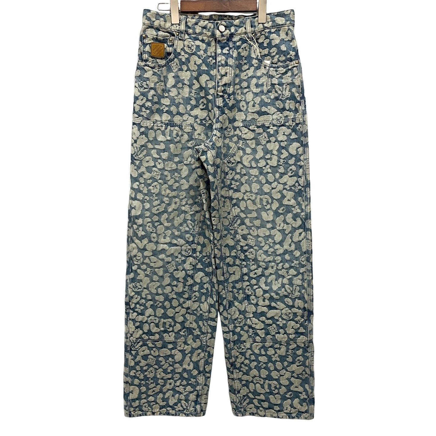 Louis Vuitton Louis Vuitton x Nigo Monogram Denim Jeans 28 Size US 28 / EU 44 - 1 Thumbnail