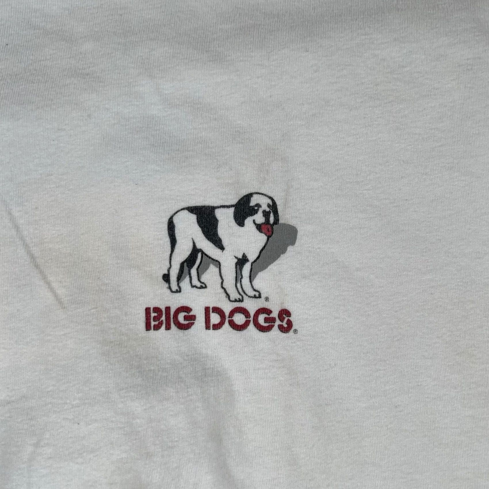 Big Dogs VINTAGE Big Dogs Shirt XL Men White 1998 Lead Follow Or Get Out The Way T-Shirt Dogs Mens XL White 1998 Size US XL / EU 56 / 4 - 5 Thumbnail