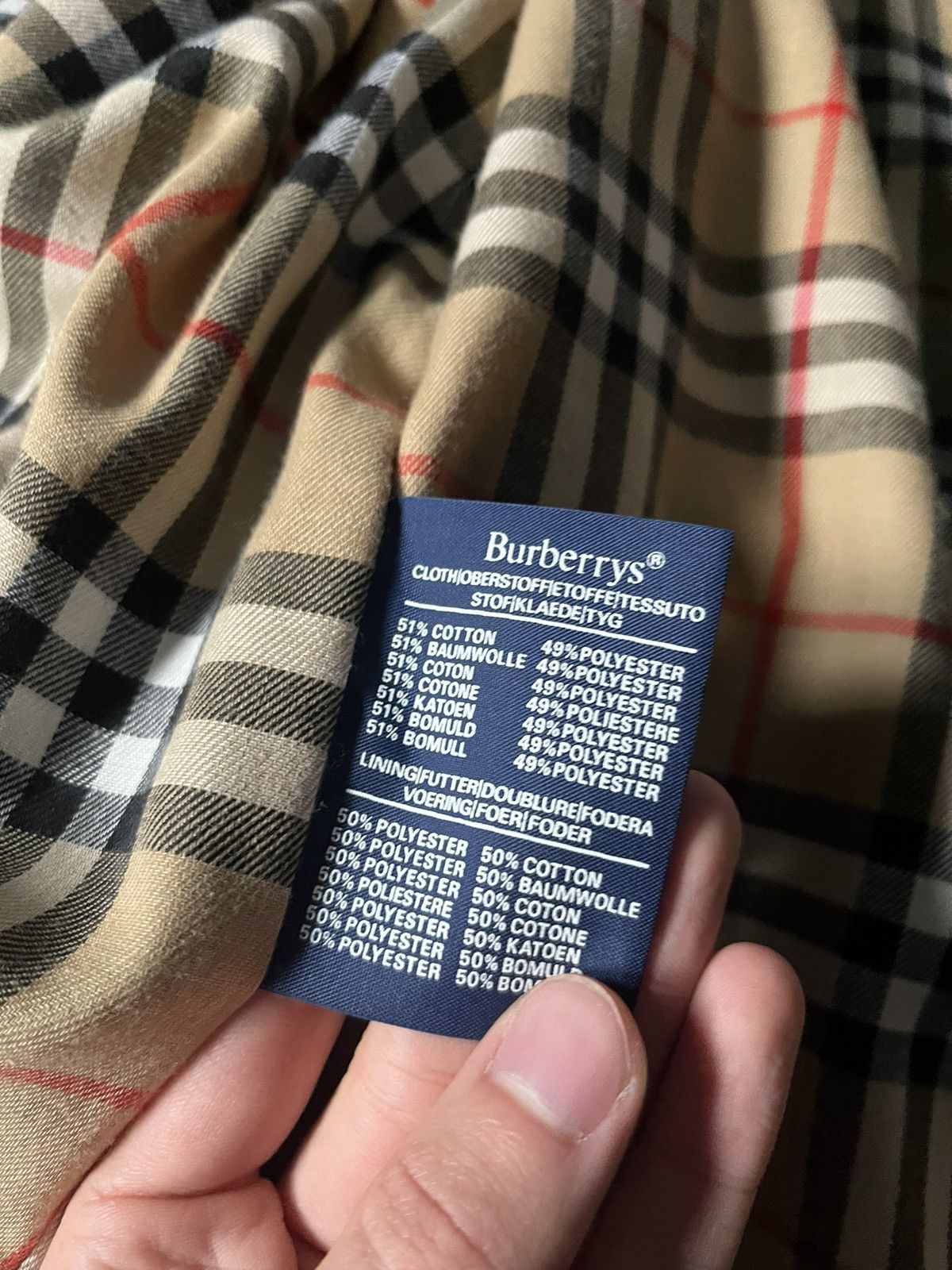 Burberry Burberrys vintage trench coat beige rare grail nova checked Size US L / EU 52-54 / 3 - 11 Thumbnail