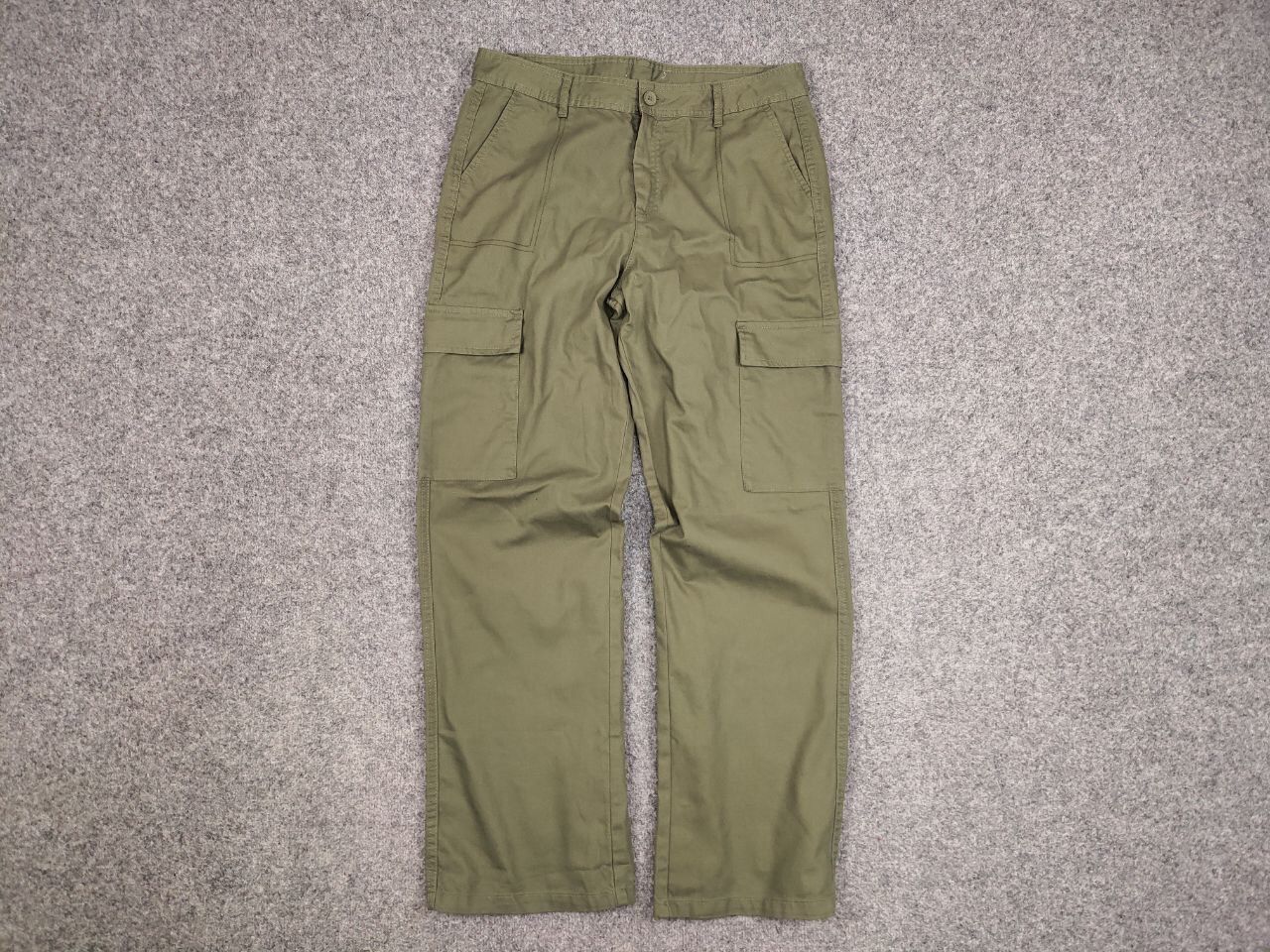 Japanese Brand Vintage 90's Japanese Baggy Cargo Pants Y2K Hype Style Size US 32 / EU 48 - 9 Thumbnail