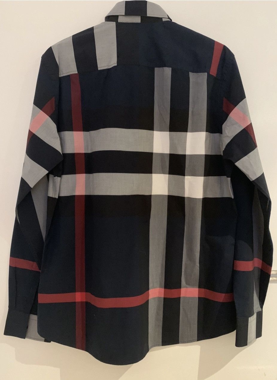 Burberry BURBERRY tartan Navy shirt medium Size US M / EU 48-50 / 2 - 3 Thumbnail