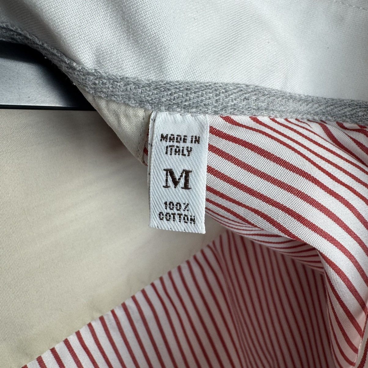 Brunello Cucinelli BRUNELLO CUCINELLI STRIPED BUTTON UP SHIRT COTTON Size US M / EU 48-50 / 2 - 4 Thumbnail
