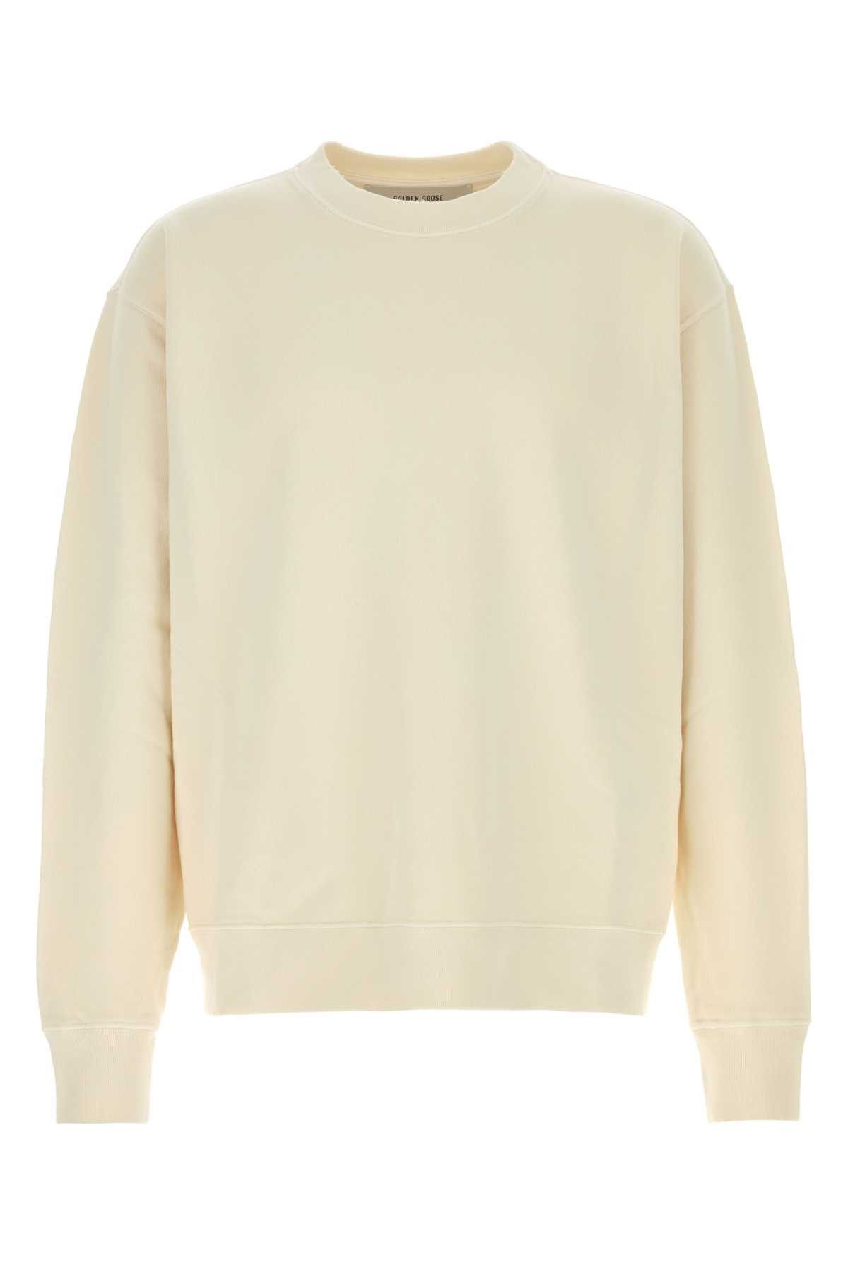 Golden Goose Ivory Cotton Oversize Sweatshirt Size US M / EU 48-50 / 2 - 1 Thumbnail
