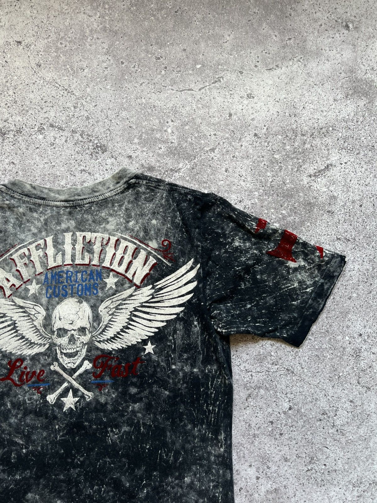 Affliction Affliction Women's Skull T-shirt Y2K Tee Size L / US 10 / IT 46 - 17 Thumbnail