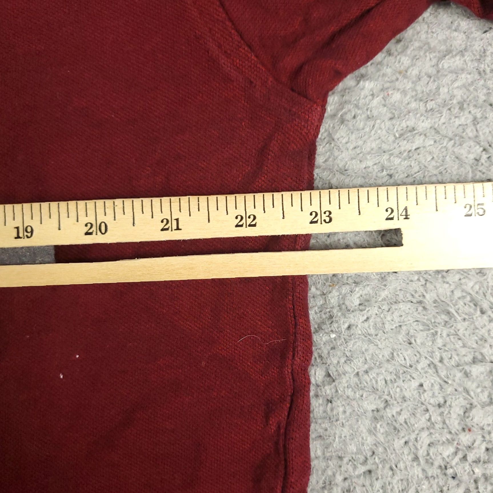 Tommy Hilfiger VINTAGE Tommy Hilfiger Polo Shirt Mens XL Red Solid Polo Shirt XL Red American Classic Preppy Sports Mens Size US XL / EU 56 / 4 - 6 Thumbnail