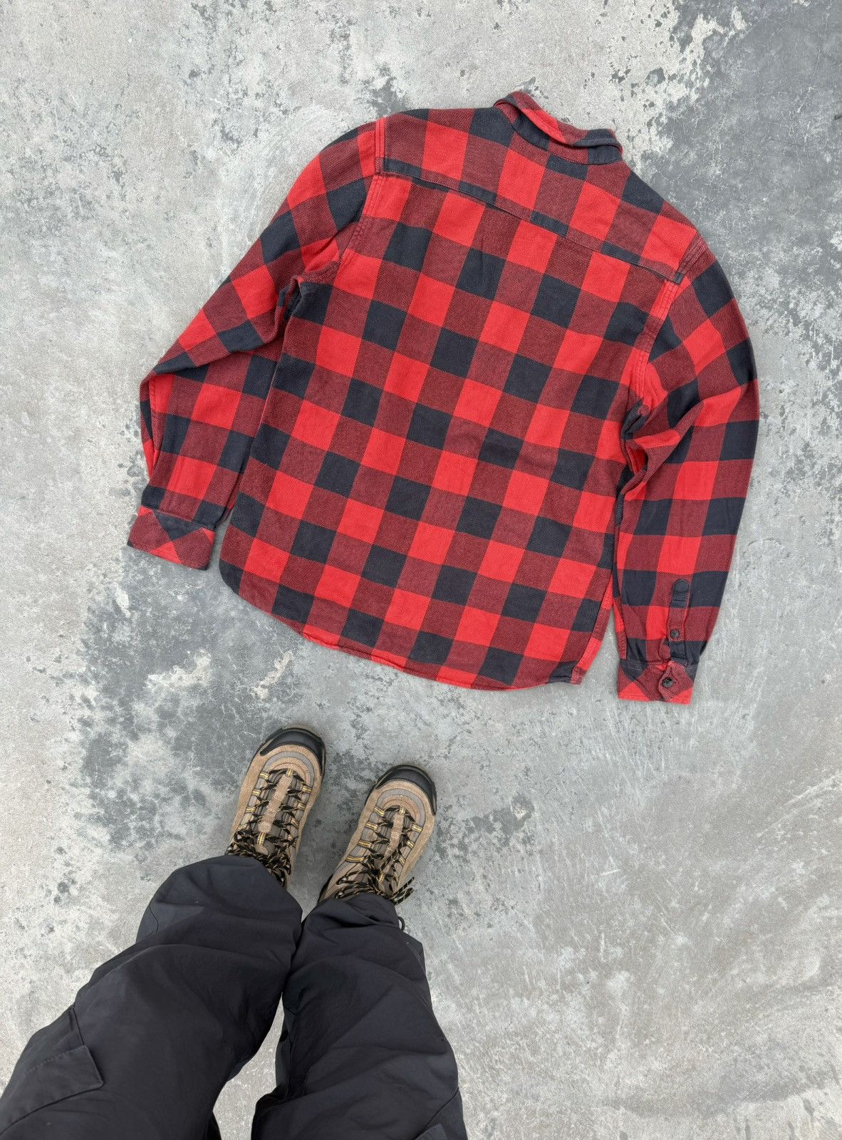 Dickies Vintage Dickies Y2k Flannel Button Up Shirt Jacket Size US L / EU 52-54 / 3 - 2 Thumbnail