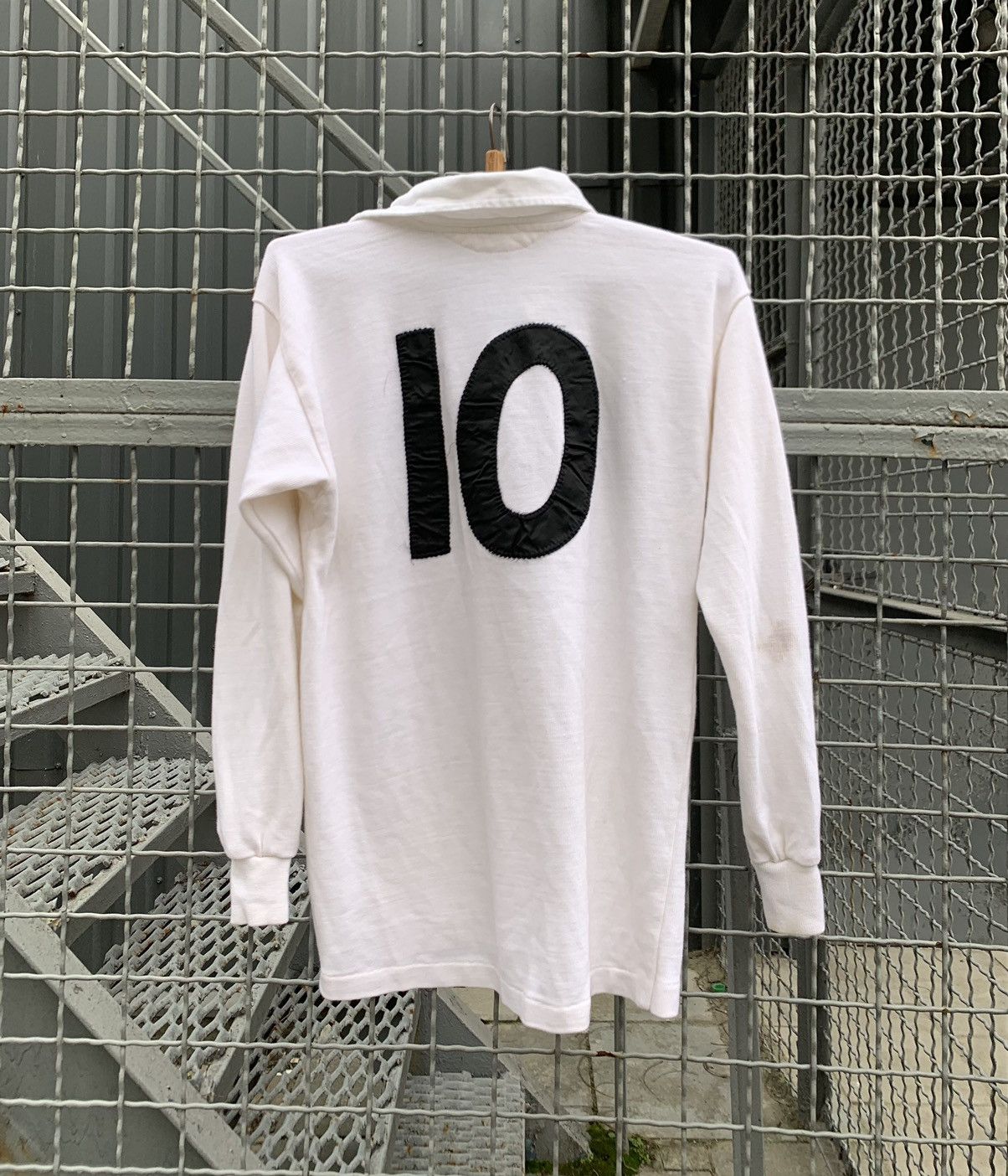 Nike 80s Nike England Vintage Rugby Shirt R.F.S.U. Size US M / EU 48-50 / 2 - 2 Thumbnail