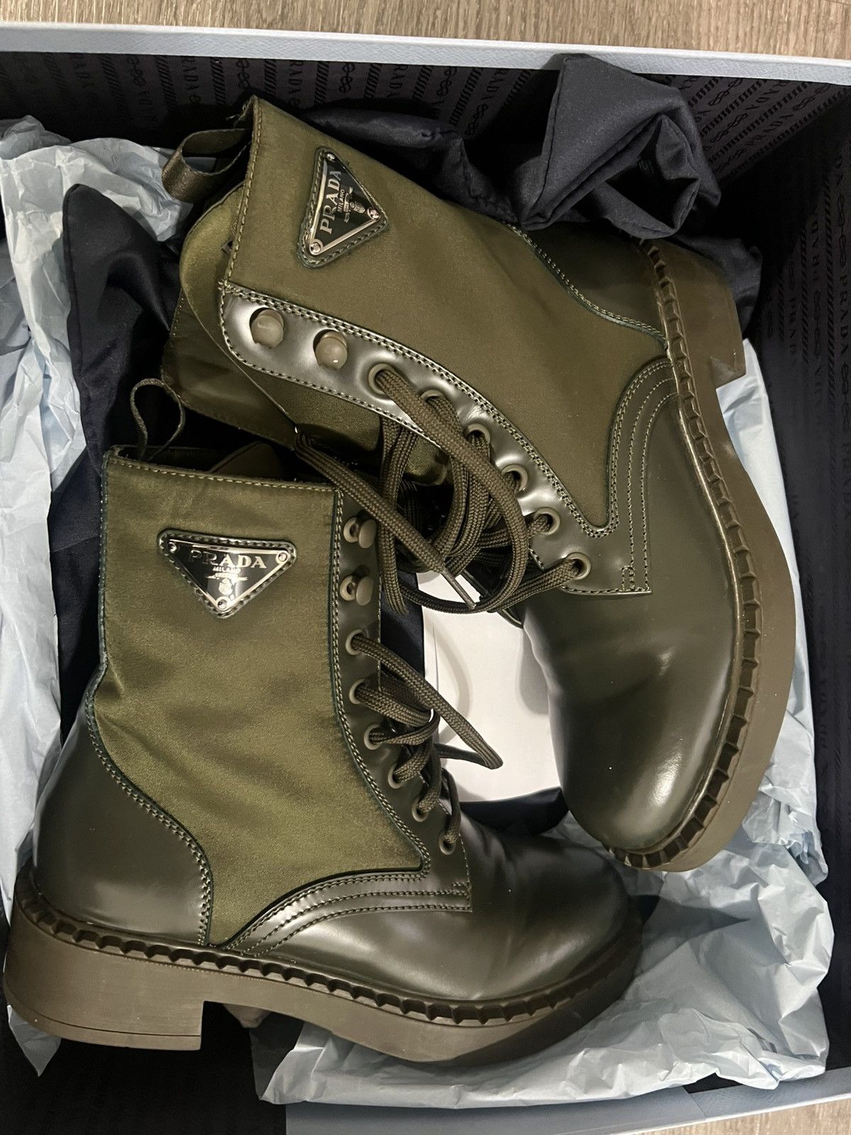 Prada 'Equal' boots | Grailed