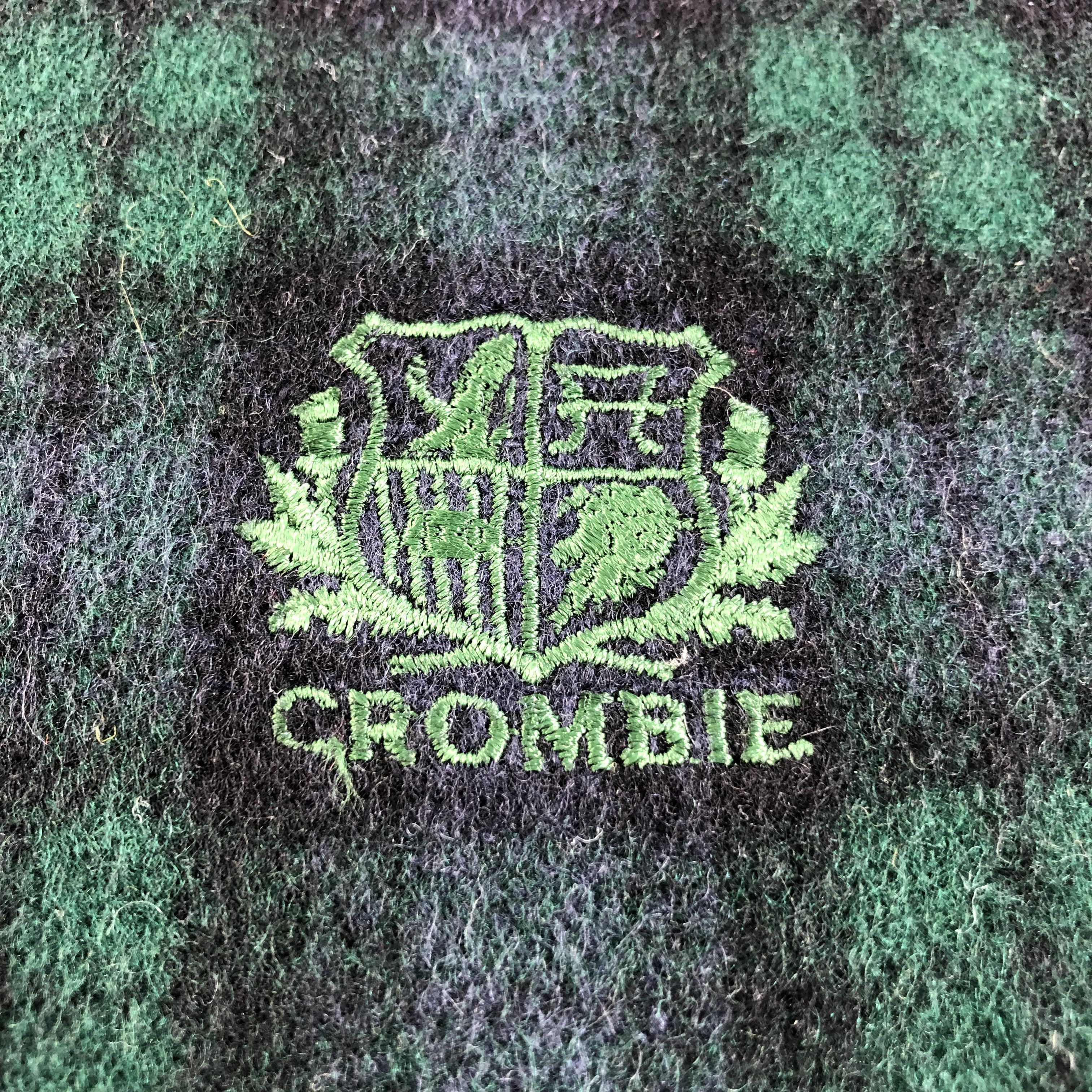 Crombie Crombie Tartan Wool Scarf Muffler V1272 Size ONE SIZE - 4 Thumbnail
