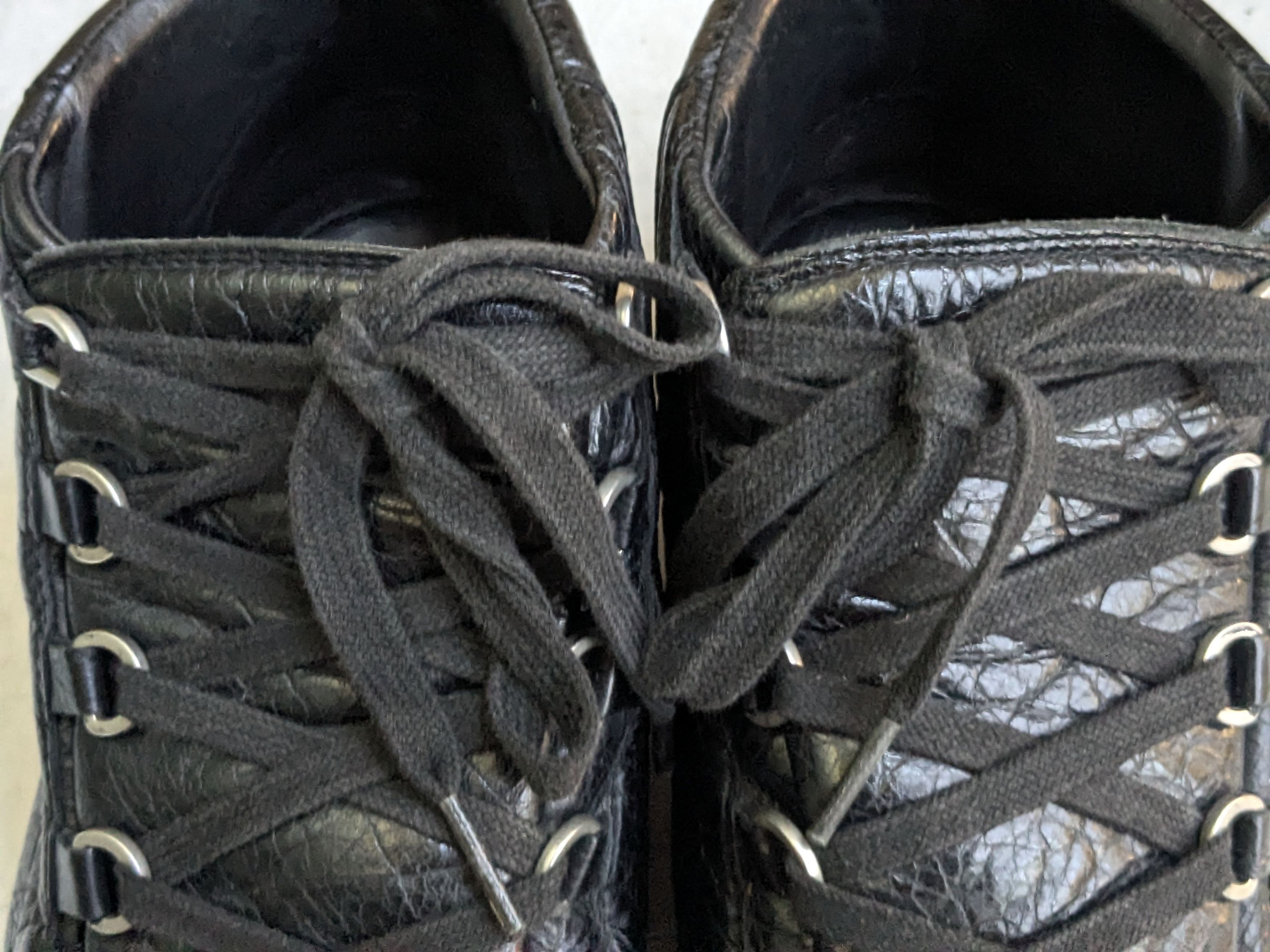Balenciaga Balenciaga Arena Sneakers Black 11 High Tops Leather Size US 11 / EU 44 - 2 Thumbnail