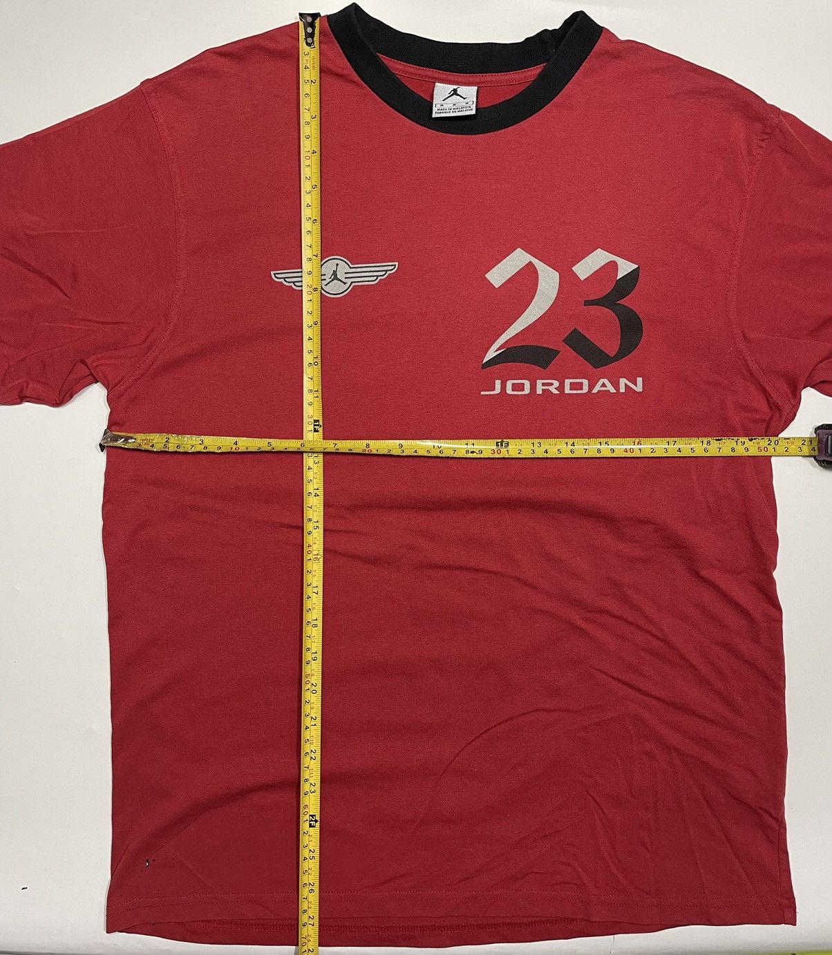 Jordan Brand Vintage Rare Ringer Nike Air Jordan 23 Made In Malaysia Size US M / EU 48-50 / 2 - 9 Thumbnail