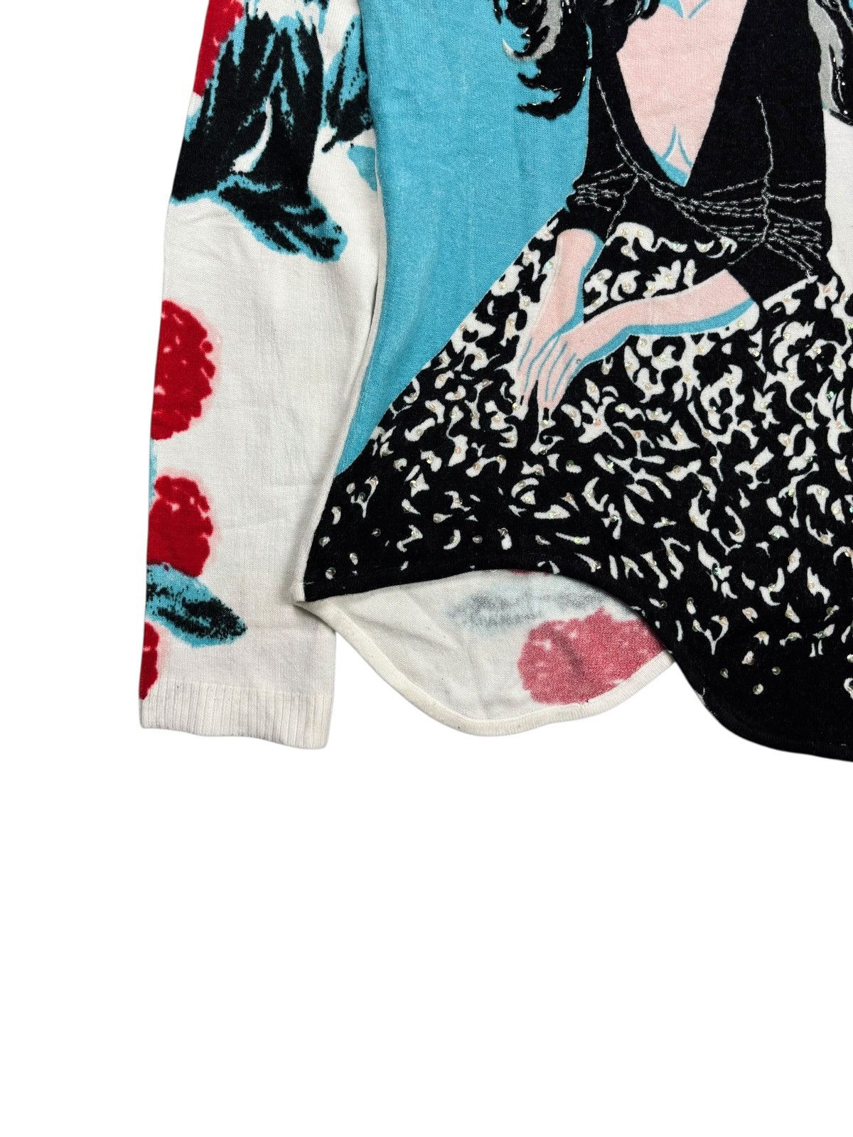 Custo Barcelona 2000s Custo Barcelona - Knitted Top Size M / US 6-8 / IT 42-44 - 7 Thumbnail