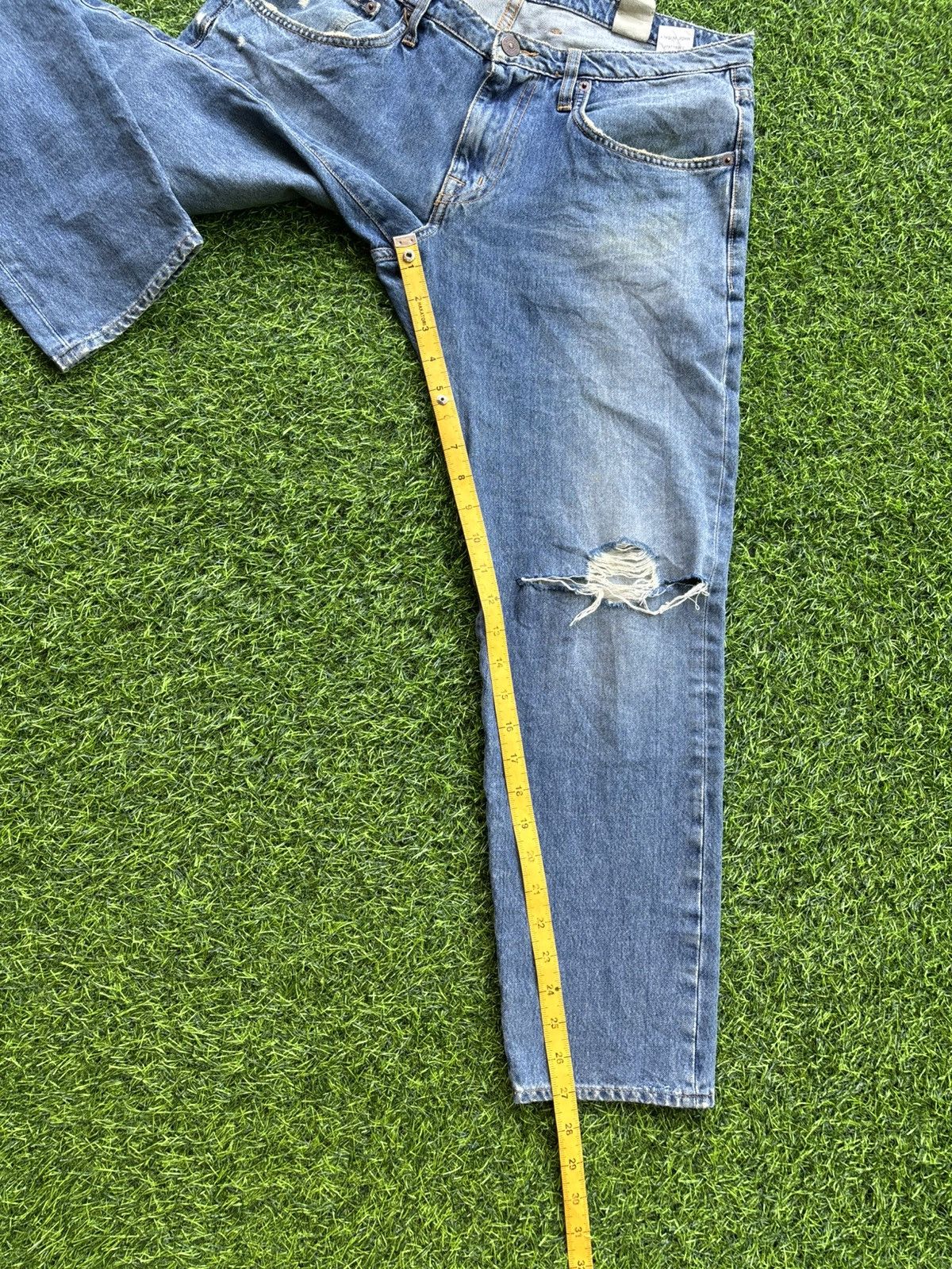 (+)PEOPLE (+) People Distressed Denim Jeans Size US 32 / EU 48 - 15 Thumbnail