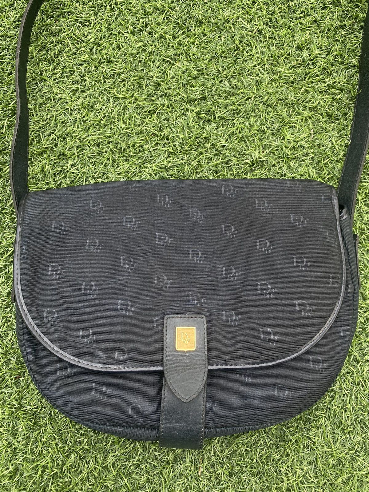 Christian Dior Monsieur VTG CHRISTIAN DIOR MONOGRAM CANVAS CROSSBODY SHOULDER BAG Size ONE SIZE - 3 Thumbnail