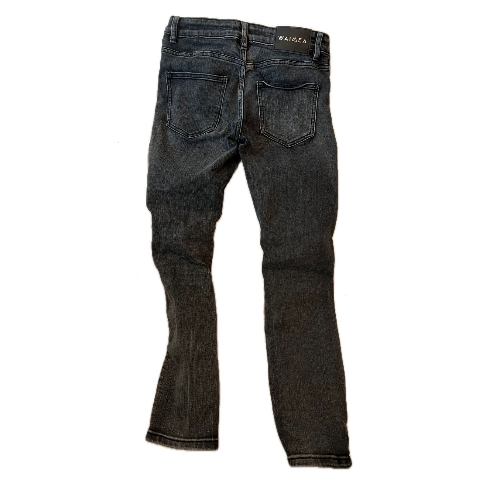 Waimea Waimea Slim Fit Distressed Streetwear Black Jeans Mens 28x28 Size US 28 / EU 44 - 2 Thumbnail