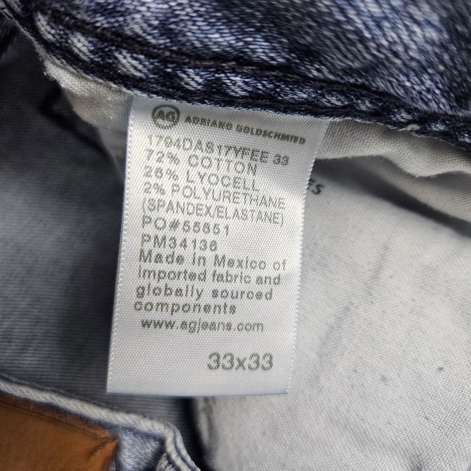 AG Adriano Goldschmied AG Adriano Goldschmied Everett Jean Japanese Denim Size US 33 - 10 Thumbnail