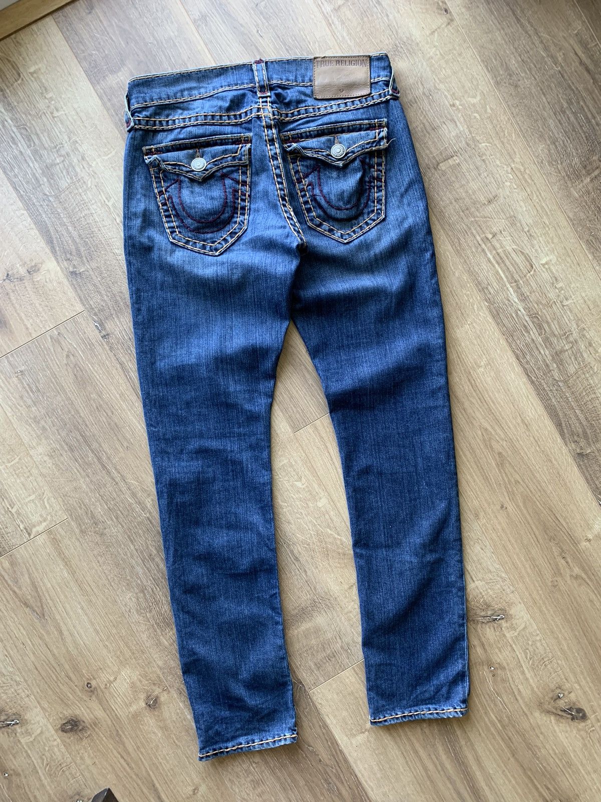 True Religion Vintage True Religion Geno W Flap Super T relaxed slim jeans Size US 30 / EU 46 - 1 Thumbnail