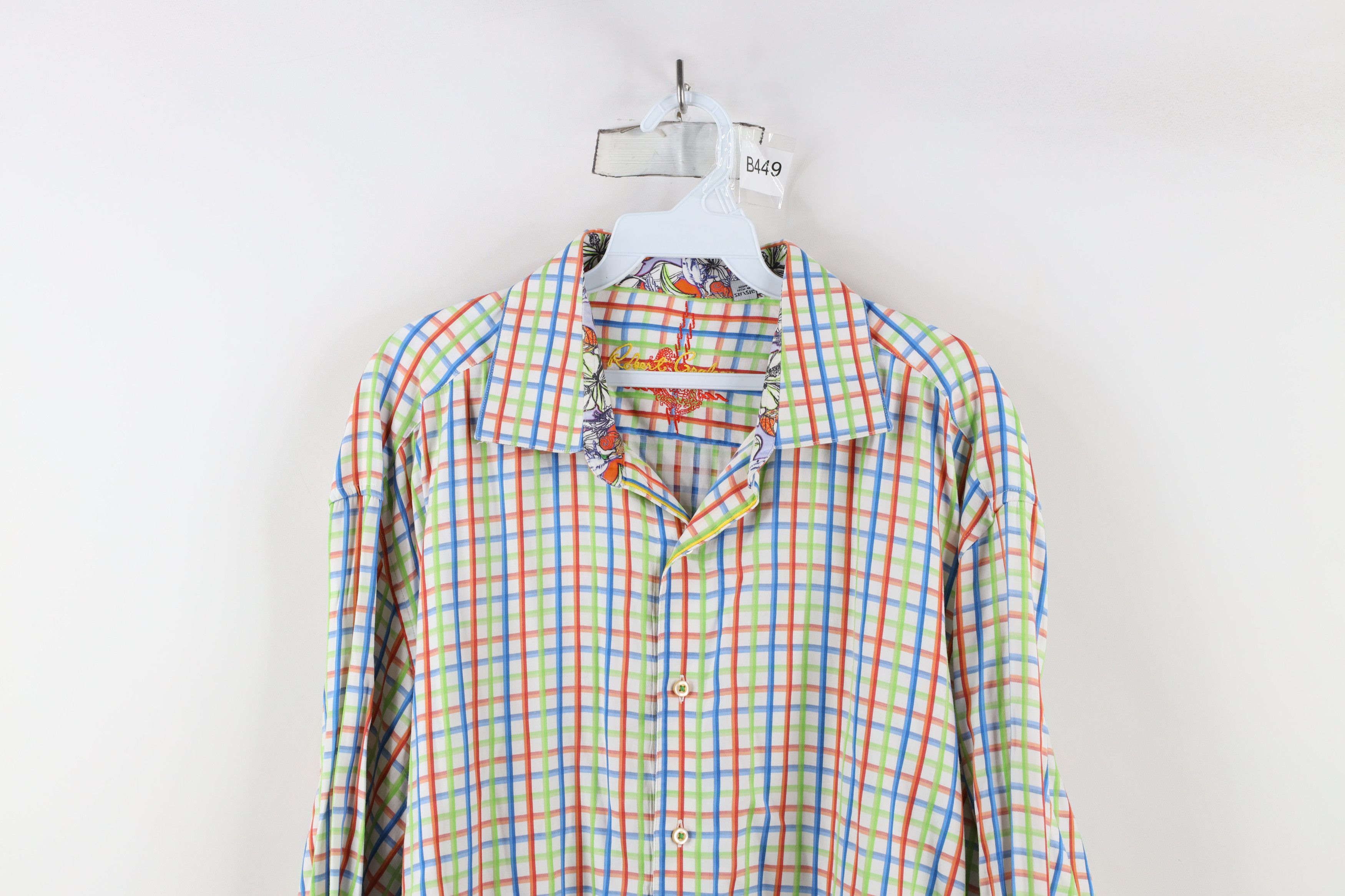 Robert Graham Cuff Scooter Checkered Collared Button Shirt