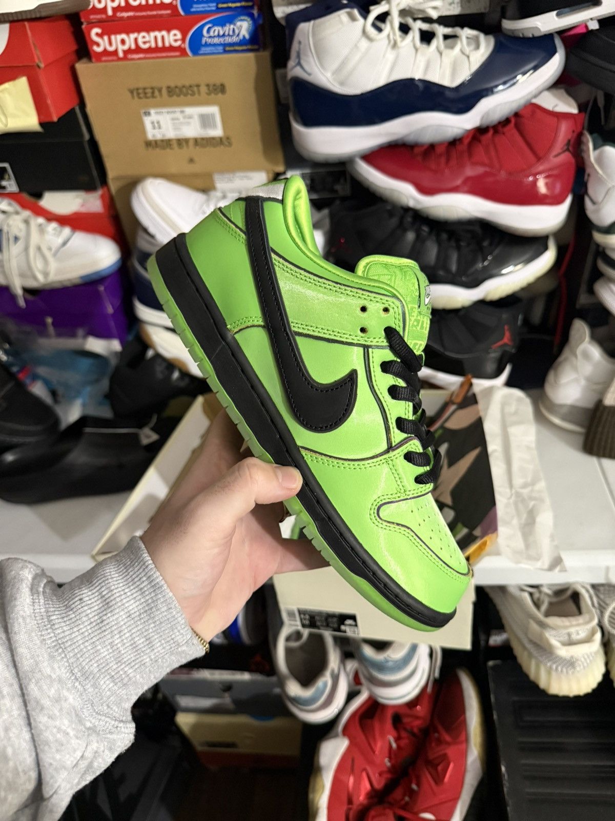 Nike Nike dunk low sb powerpuff butter cup sz 8.5 Size US 8.5 / EU 41-42 - 1 Thumbnail