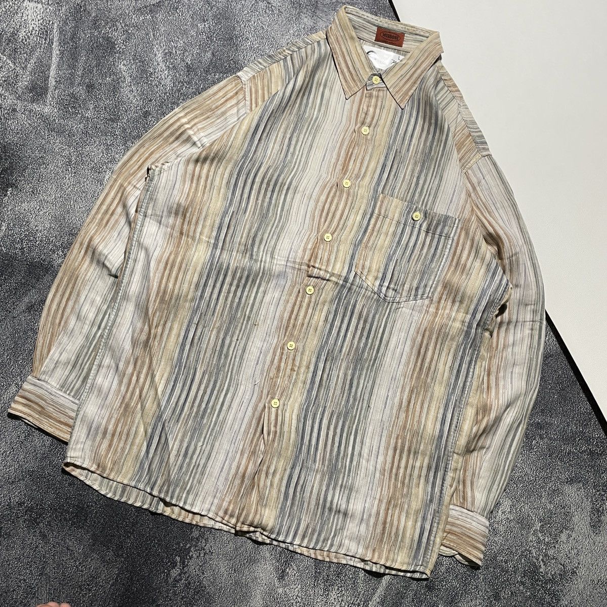 Missoni Missoni Multicolor Pocket Shirts Size US L / EU 52-54 / 3 - 2 Thumbnail