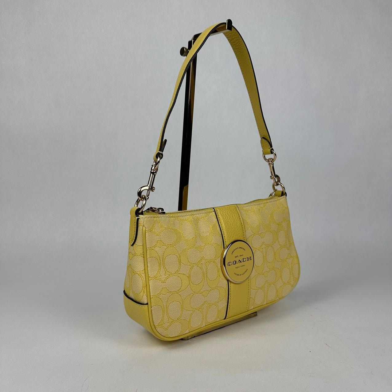 Coach COACH C8306 Lonnie Baguette In Signature Jacquard Size ONE SIZE - 6 Thumbnail