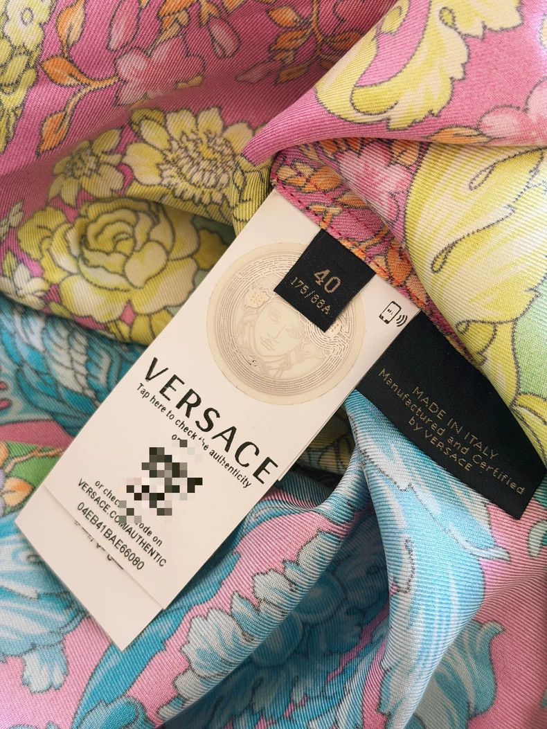 Versace Versace Main line baroque print shirt Size US XXS / EU 40 - 6 Thumbnail