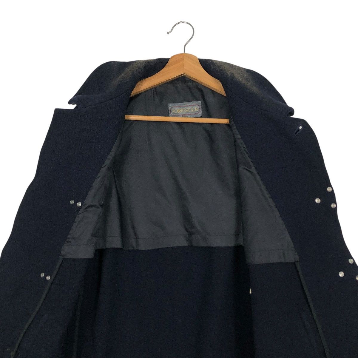 Vintage 🔥VINTAGE WOOL DUFFLE BUCKLE JACKET ROBERT STOCK Size US S / EU 44-46 / 1 - 16 Thumbnail