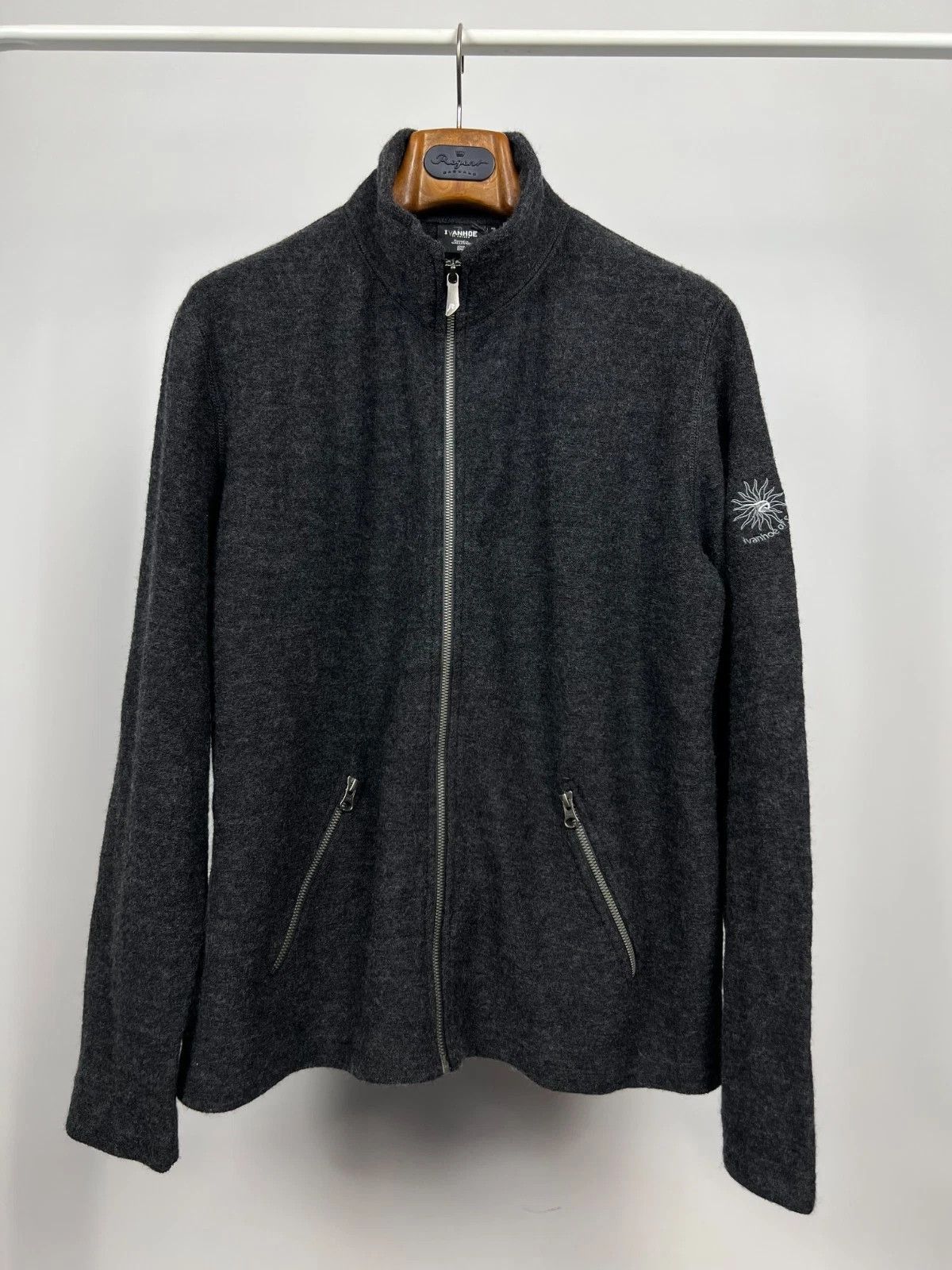 Other Ivanhoe Of Sweden Bella Full Zip Graphite Marl Pullover Size XXL / US 16-18 / IT 52-54 - 1 Thumbnail
