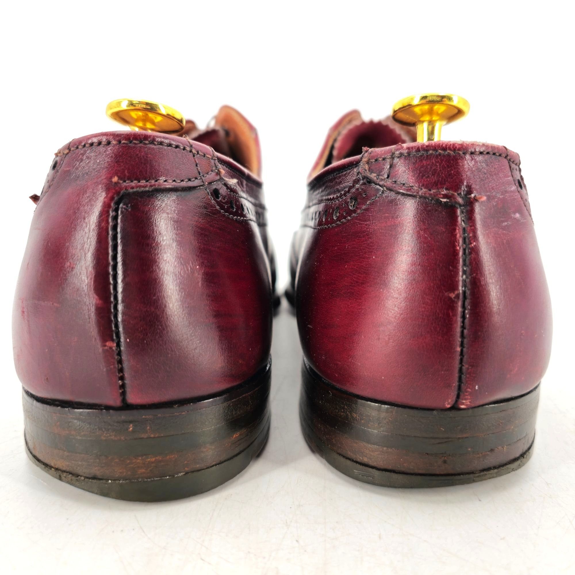 Alden Vintage Alden 929 Shortwing Dress Shoes Men size 12 Burgundy Size US 12 / EU 45 - 5 Thumbnail