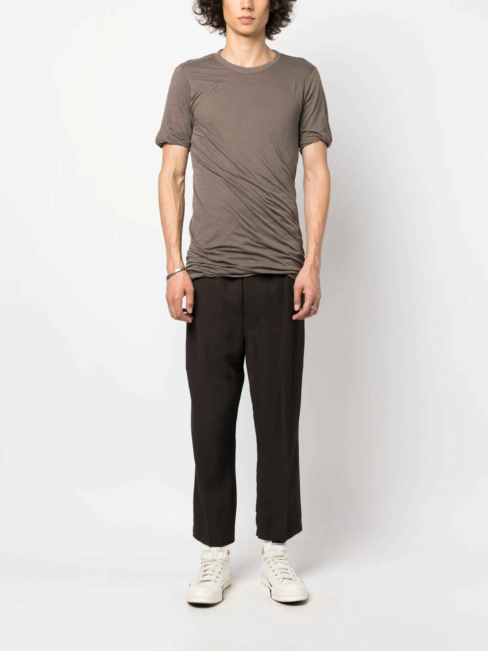 Rick Owens Rick Owens SS16 MASTODON DOUBLE LAYER TSHIRT Size US XXL / EU 58 / 5 - 2 Thumbnail