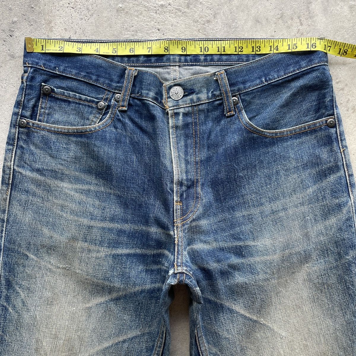 Vintage Vintage Levi’s 502 Rusty Jeans Denim Pants Faded W34 Size US 34 / EU 50 - 5 Thumbnail