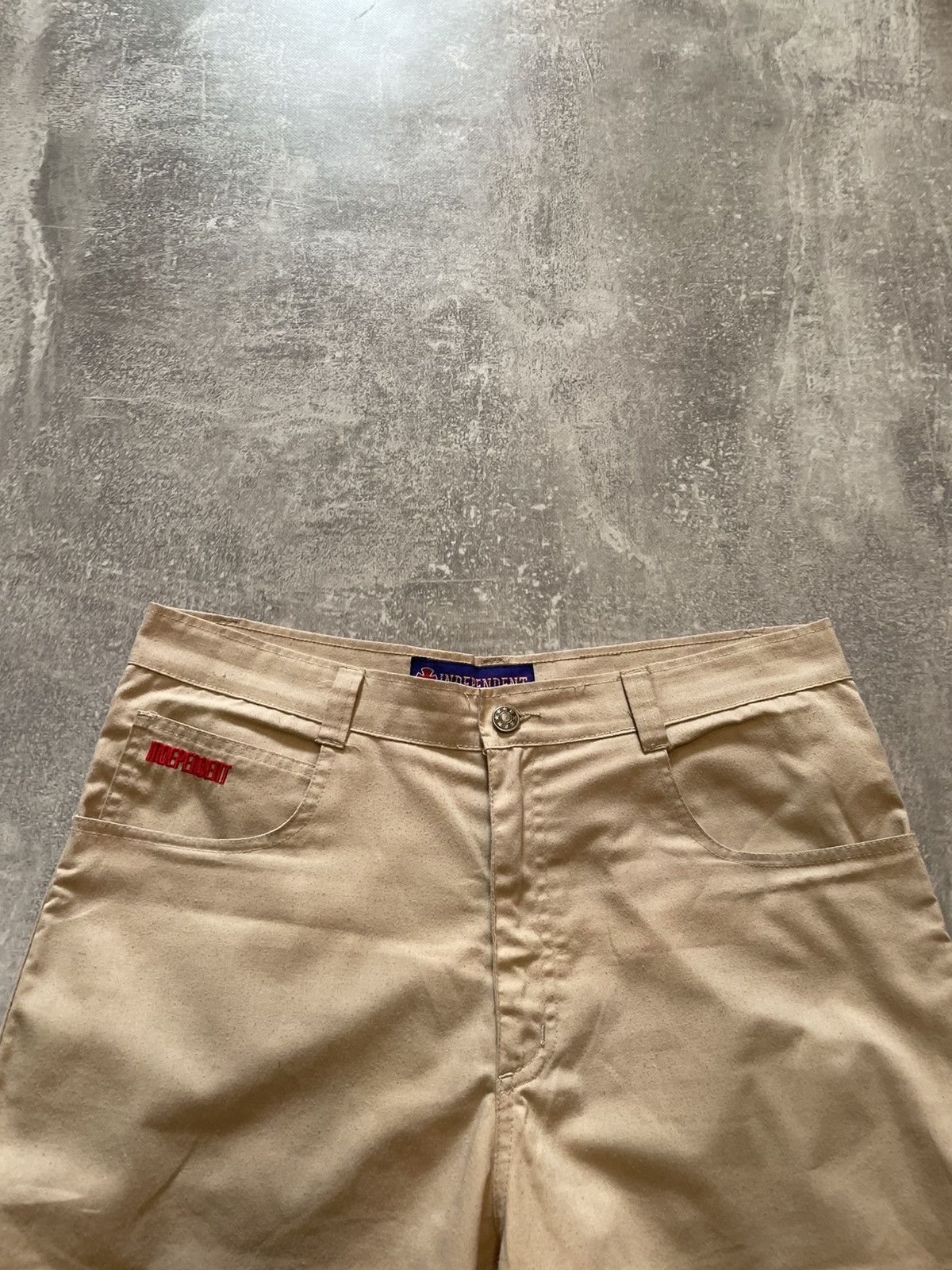 Independent Trading Co. × Independent Truck Co. × Vintage Vintage Independent Skateboarding Carpenter Rap Shorts 90s Size US 34 / EU 50 - 3 Thumbnail