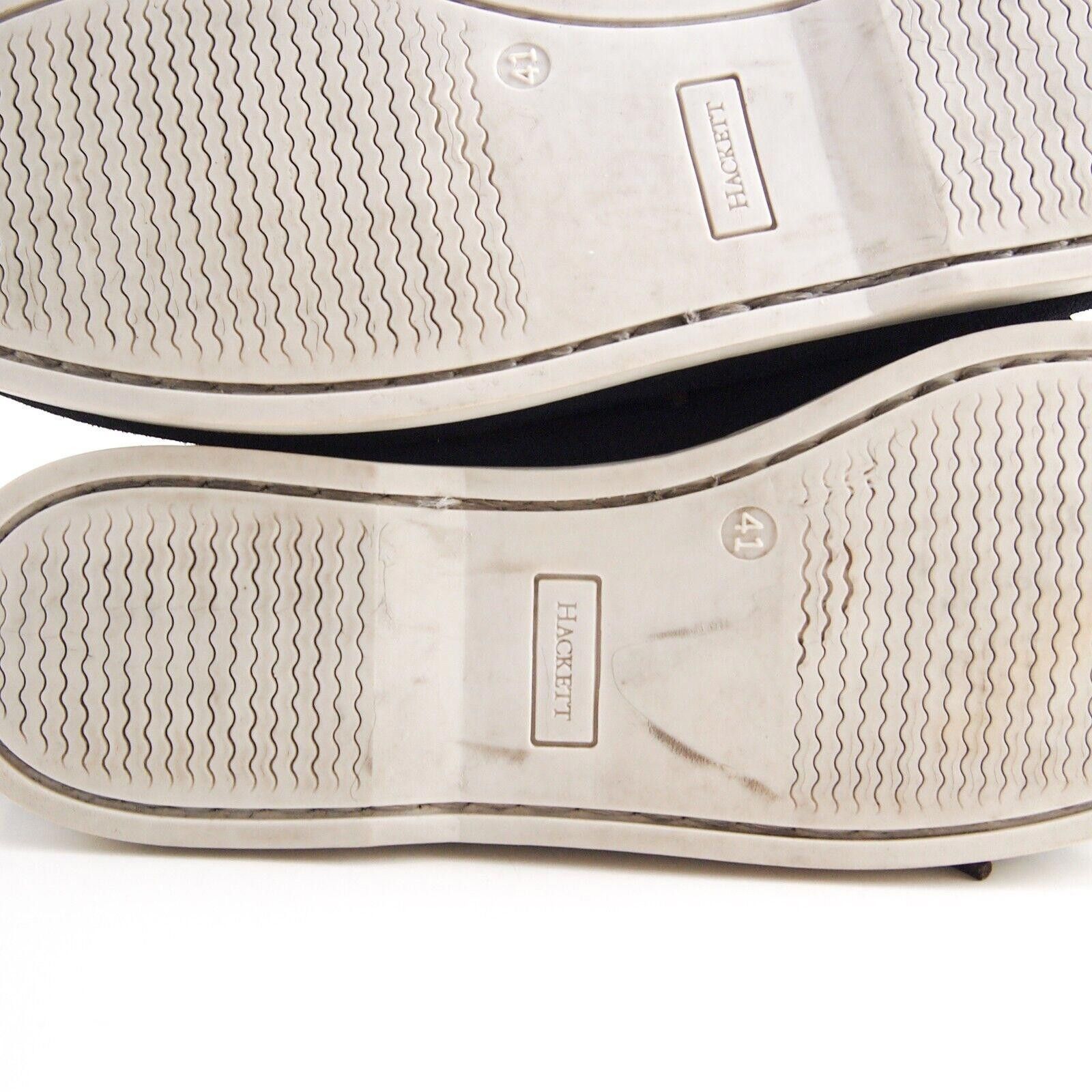 Designer Hackett London Boat Shoes Black Suede Mens EU 41 US 8 Size US 8 / EU 41 - 9 Thumbnail