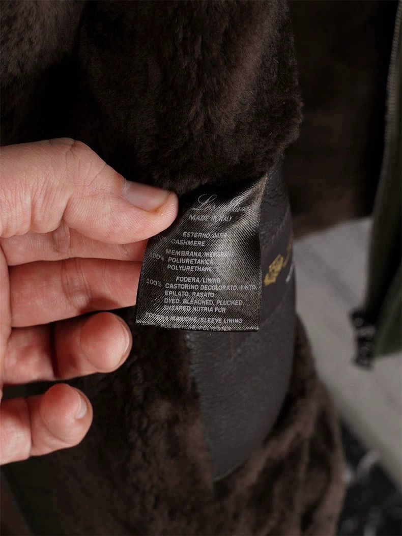 Loro Piana LORO PIANA Coat with fur hood Size US XL / EU 56 / 4 - 9 Thumbnail