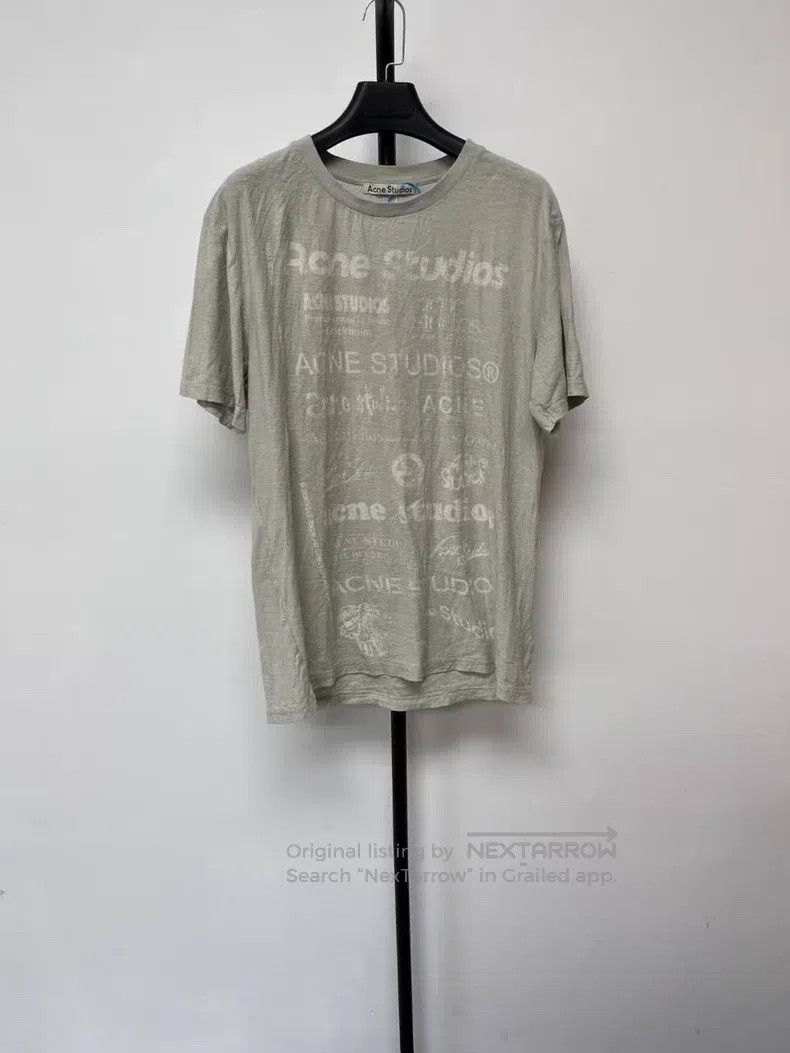 Acne Studios Acne Studios Round Neck Letter Logo Printed Casual Short S Size US L / EU 52-54 / 3 - 1 Thumbnail