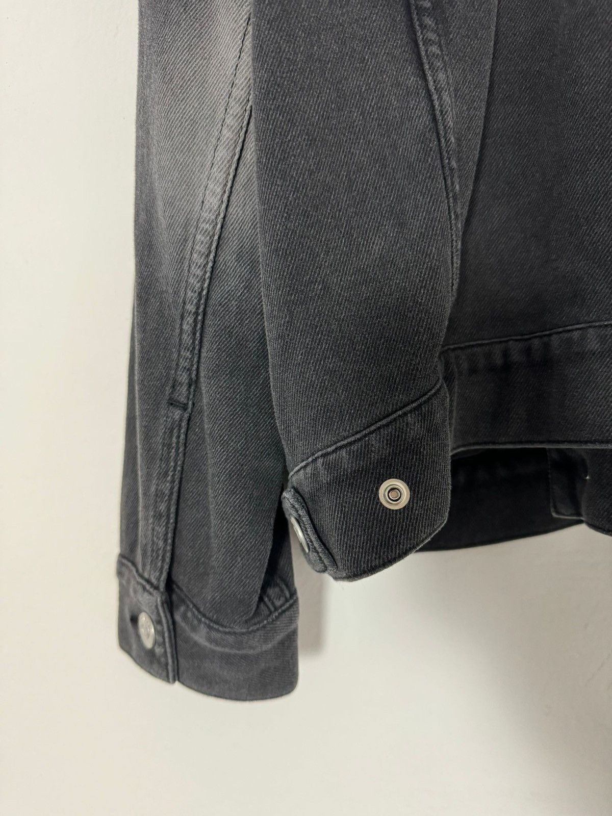Balenciaga FW21 Denim Jersey Jacket Trucker Trompe L’oeil Size US M / EU 48-50 / 2 - 12 Thumbnail