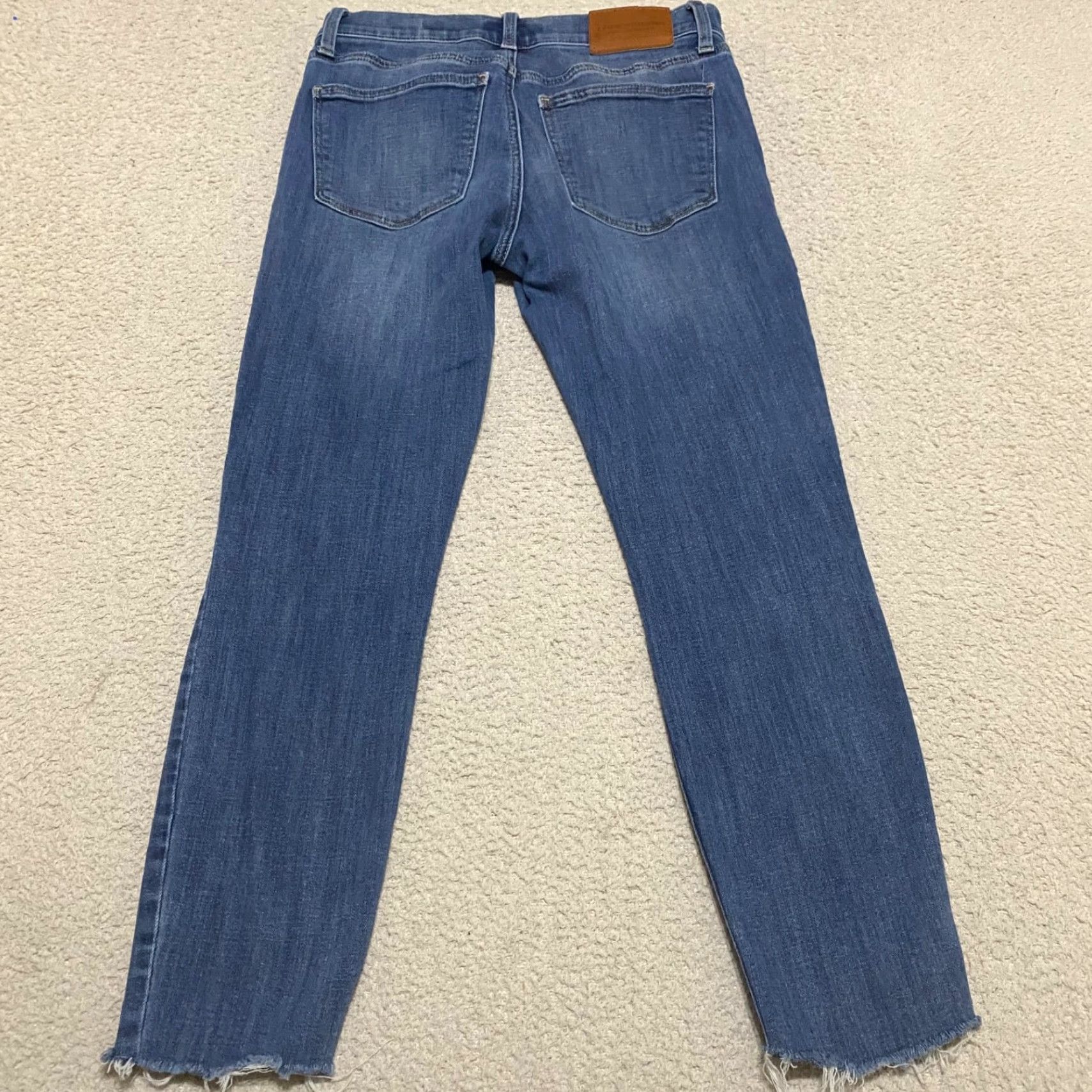 Lucky Brand Lucky Brand Jeans Slim Skinny Mid Rise Ava Crop Blue Denim Womens 6 Regular 24 Inseam 5-Pocket Stretch Cotton Polyester Spandex Viscose N/A Size 28" / US 6 / IT 42 - 2 Thumbnail