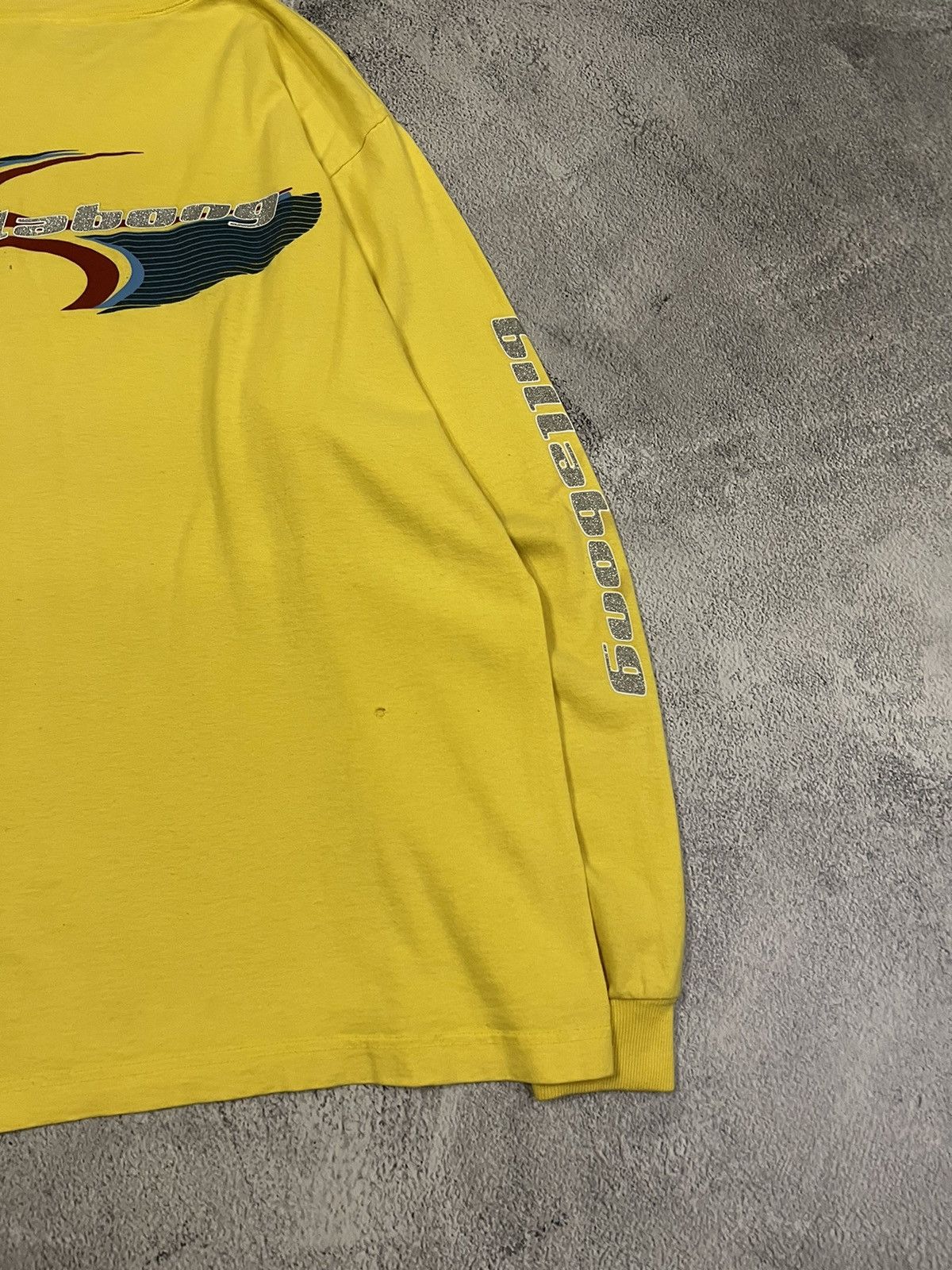 Billabong Vintage Y2k Billabong USA 💛 Faded Big Logo Long Sleeve 90’s Size US L / EU 52-54 / 3 - 13 Thumbnail