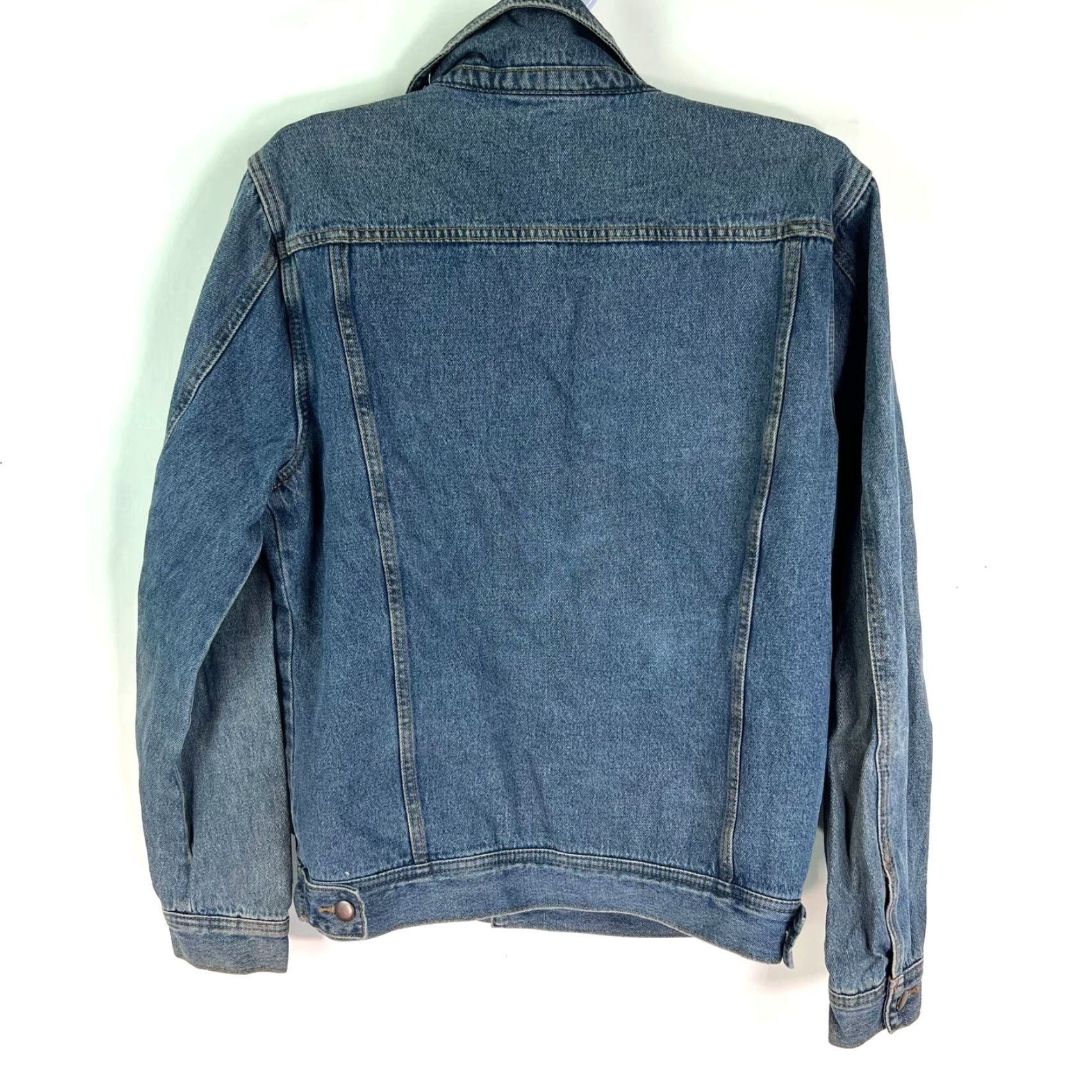 21 Men 21 MEN Los Angeles Denim Lined Button Up Jacket Mens Size M Blue Size US M / EU 48-50 / 2 - 6 Thumbnail