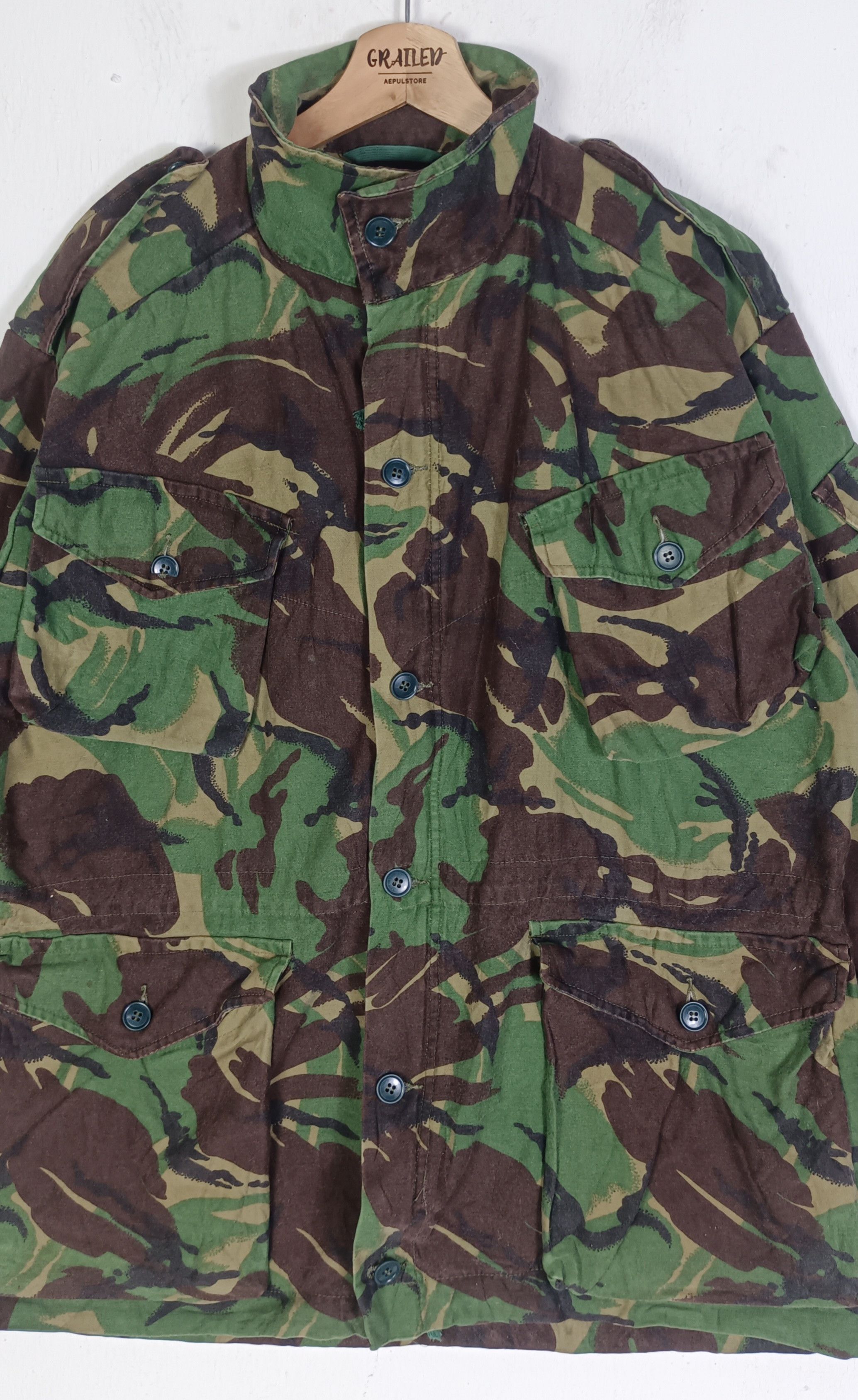 Other Vintage 60s 1968🔥 British Smock Combat DPM Jacket Size US L / EU 52-54 / 3 - 3 Thumbnail
