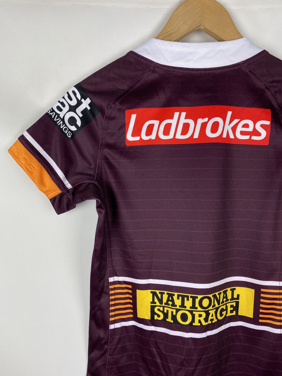 Asics ASICS Brisbane Broncos NRL Home Jersey Rugby Shirt Size S Size US S / EU 44-46 / 1 - 19 Thumbnail
