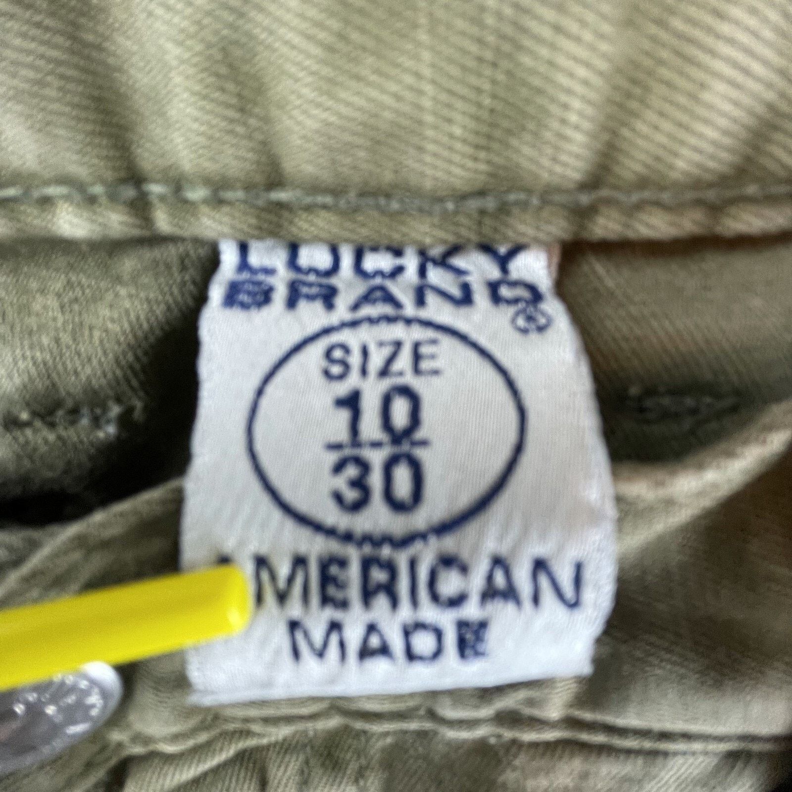 Lucky Brand Lucky Brand Snapper Jeans Women 10/30 Long Flap Dungarees Size 32" / US 10 / IT 46 - 3 Thumbnail