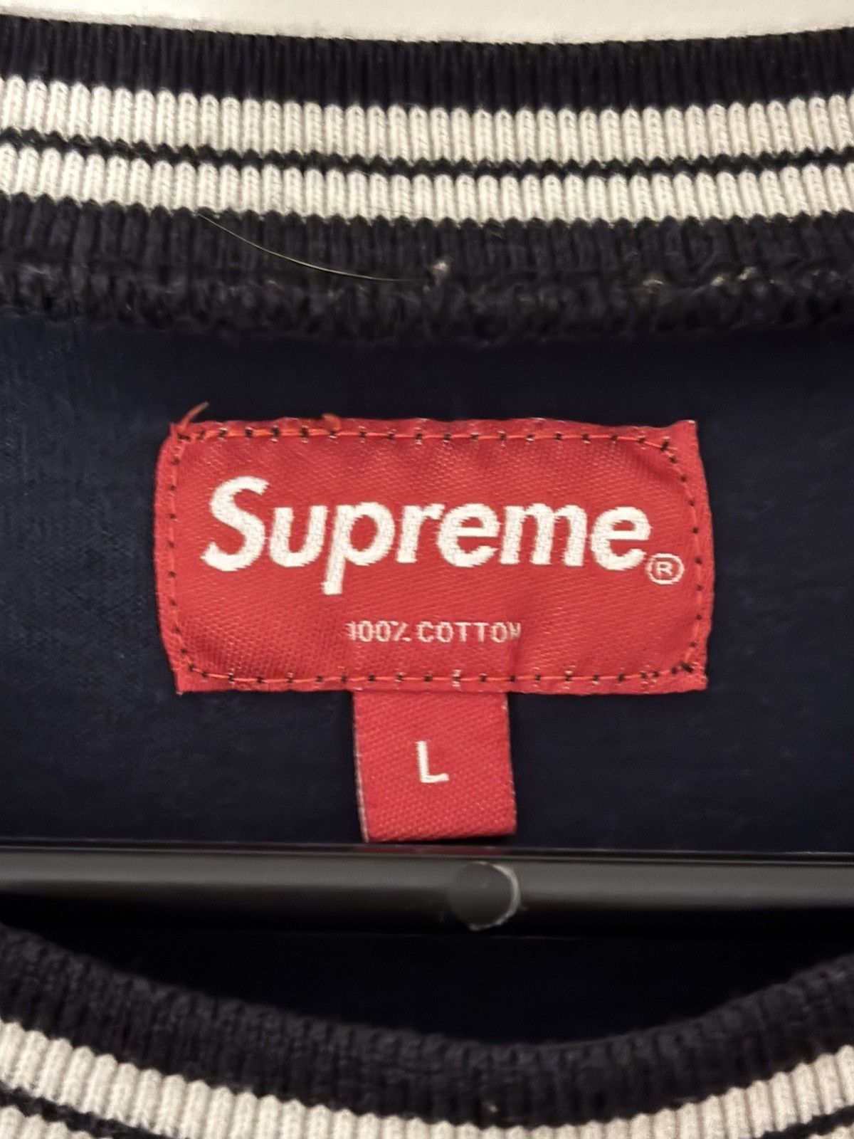 Supreme SUPREME LONG SLEEVE FLAG TEE Size US L / EU 52-54 / 3 - 3 Thumbnail