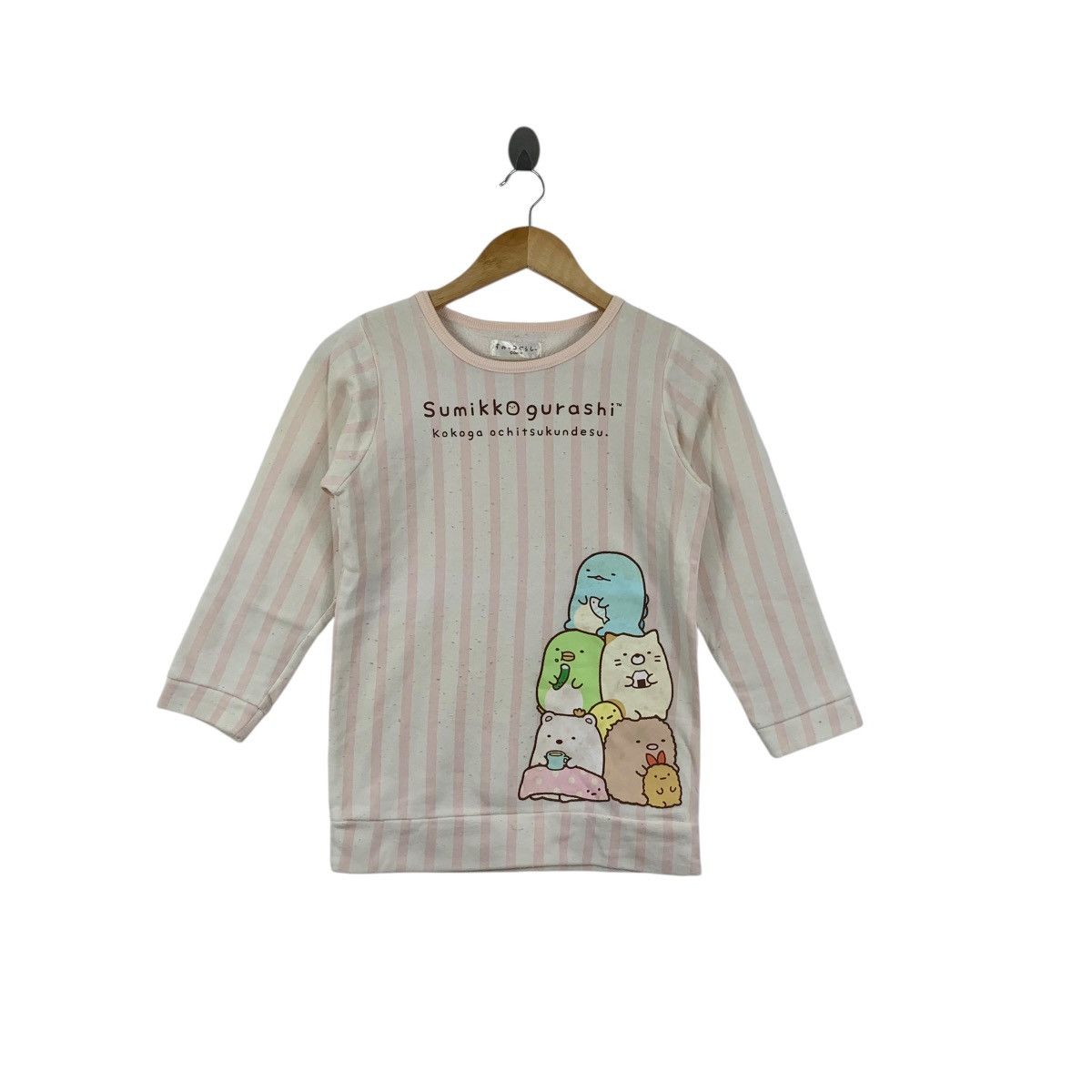 Other SUMIKKO GURASHI SAN-X Characters Anime Striped Tee Shirt Size XXS / US 00 / IT 34 - 1 Thumbnail