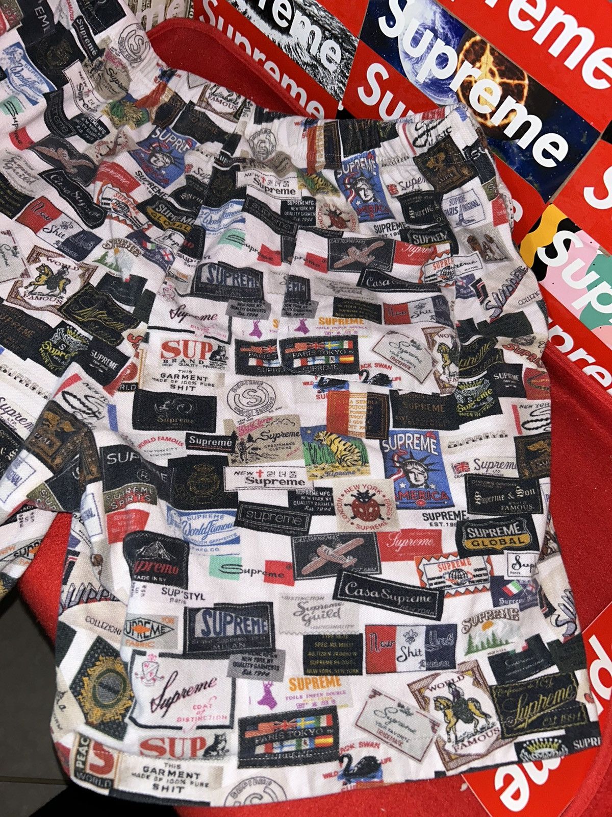 Supreme Supreme Labels Pique Short SS21 size XL Shorts Size US 36 / EU 52 - 7 Thumbnail
