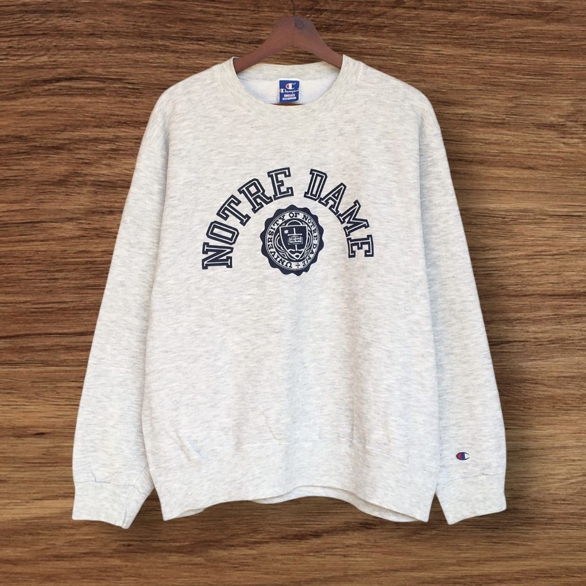 Champion Rare! Vintage 80s Champion Notre Dame University Size XL / US 12-14 / IT 48-50 - 1 Thumbnail